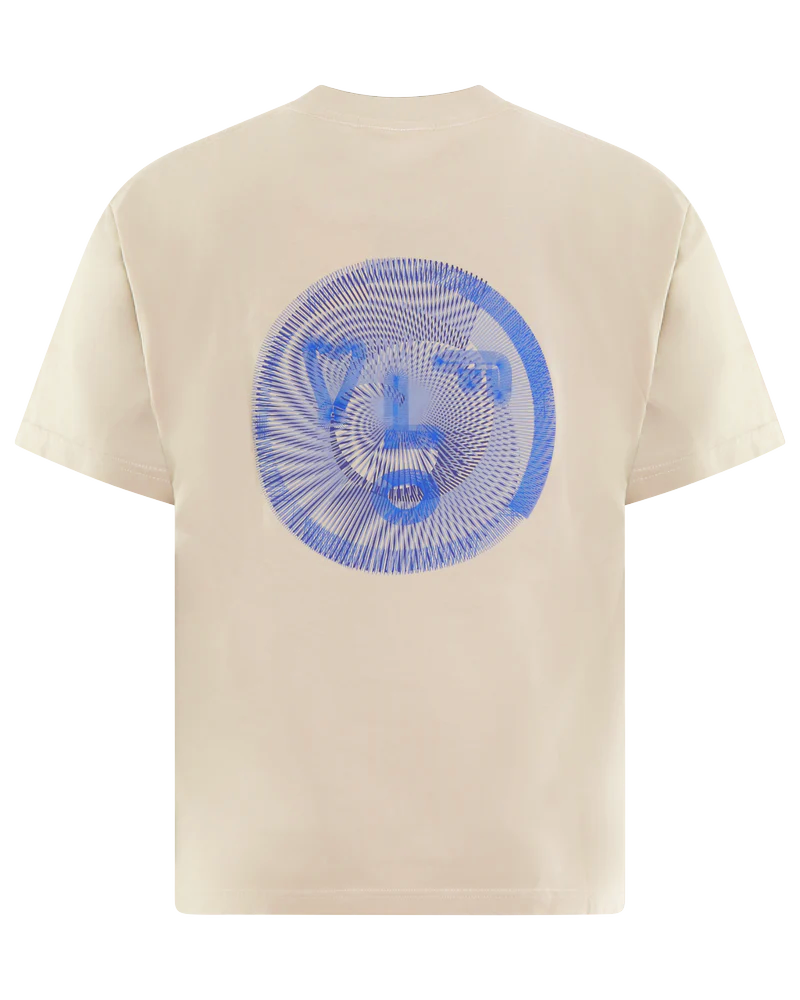 Heren Spiral Face T-Shirt Cement