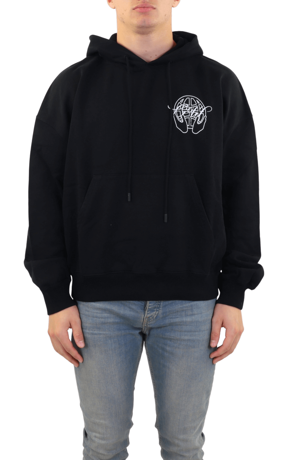 Heren Hand Arrow Boxy Hoodie