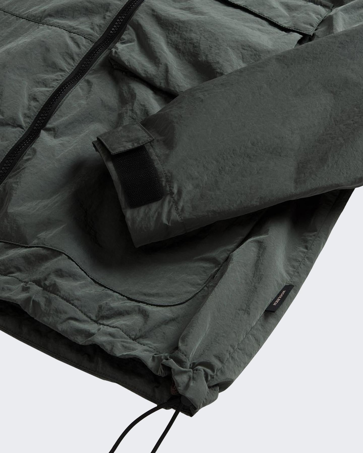 Woolrich Heren Shiny Nylon Hooded Jacket