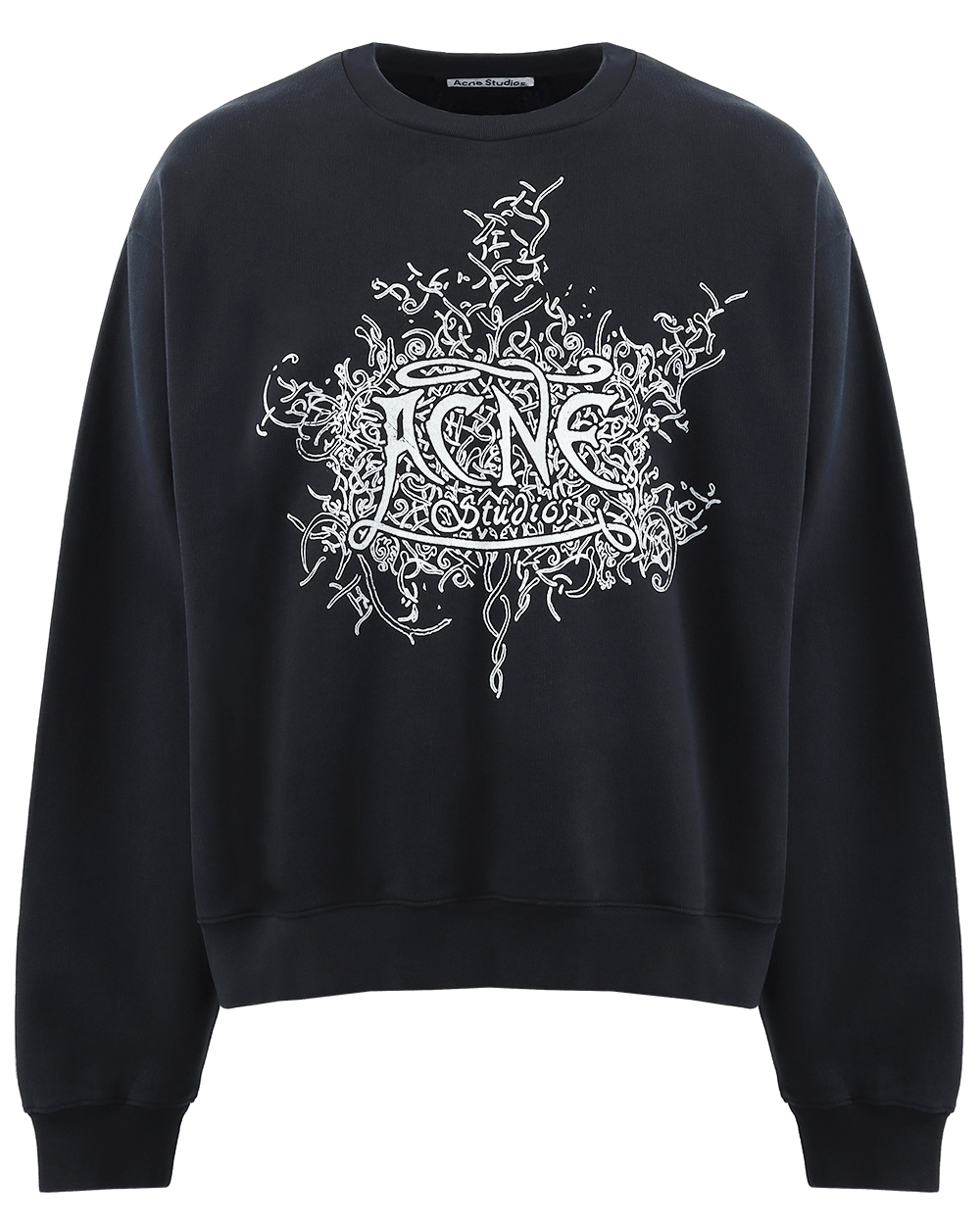 Heren Glow in the Dark Sweater Zwart