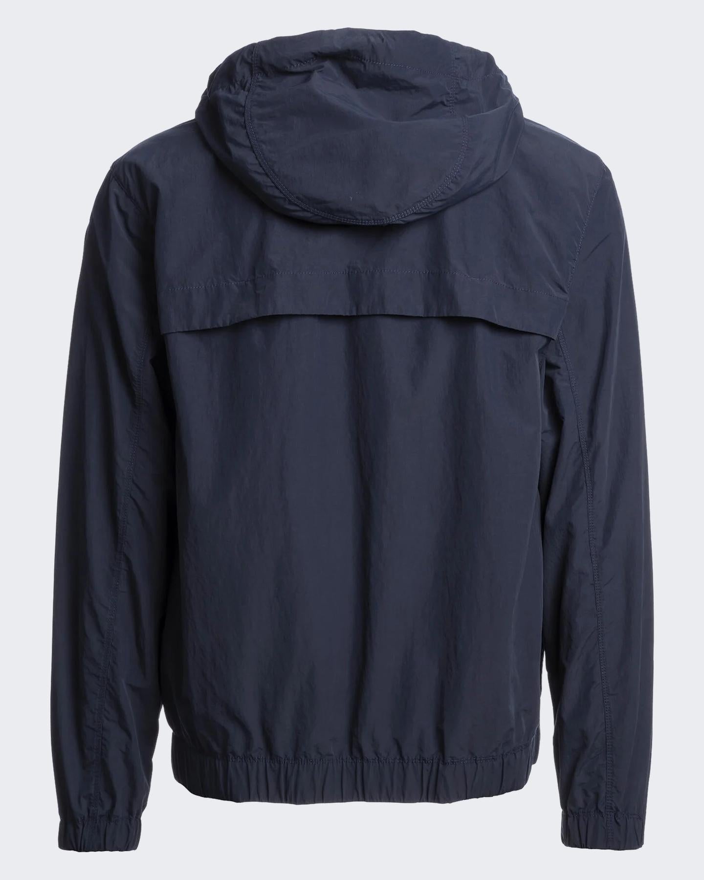 Heren Rube Hooded Jacket Blauw