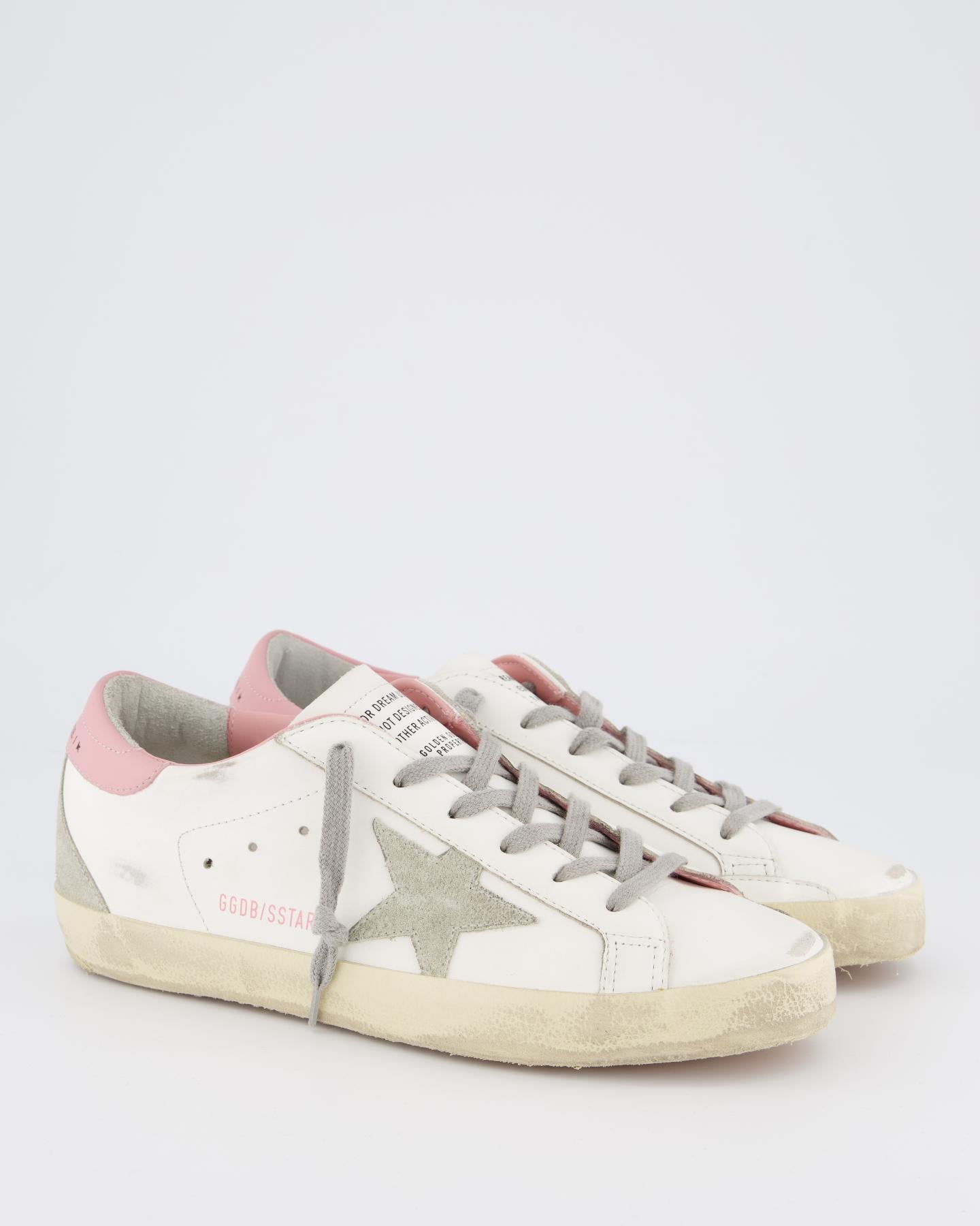 Dames Super-Star Sneaker Wit/Roze