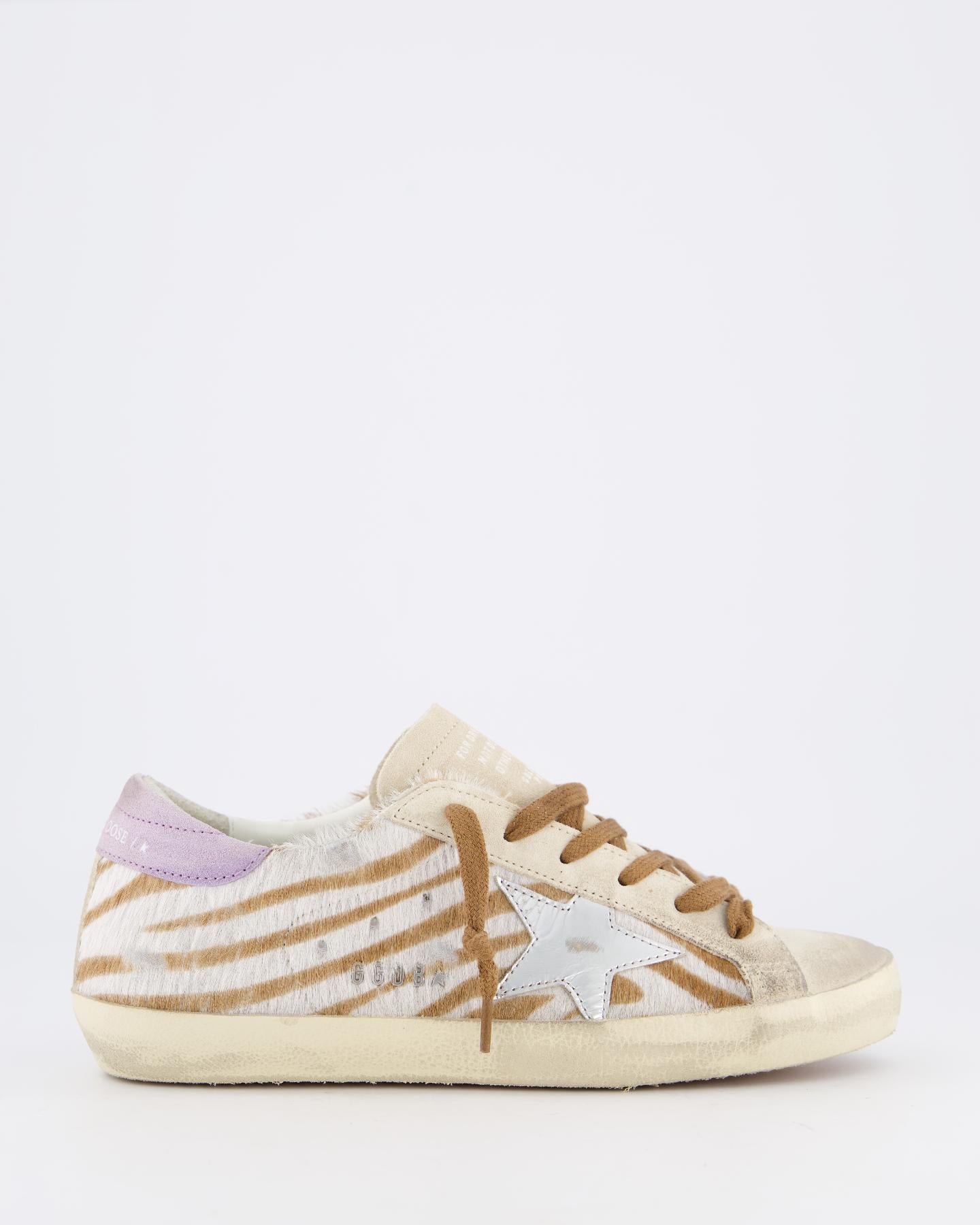 Dames Super-Star Sneaker Wit/Bruin