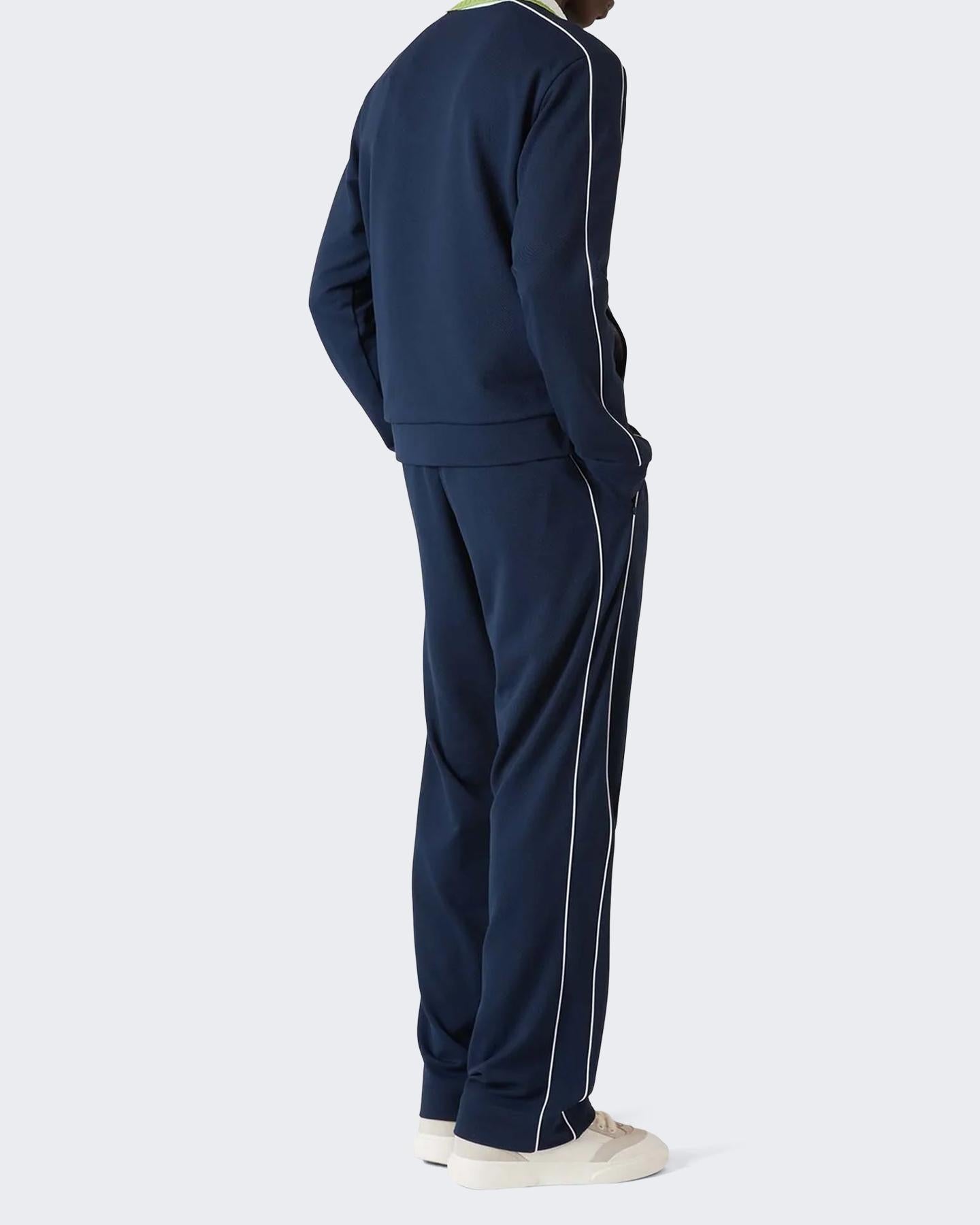 Heren Round Pique Track Jacket