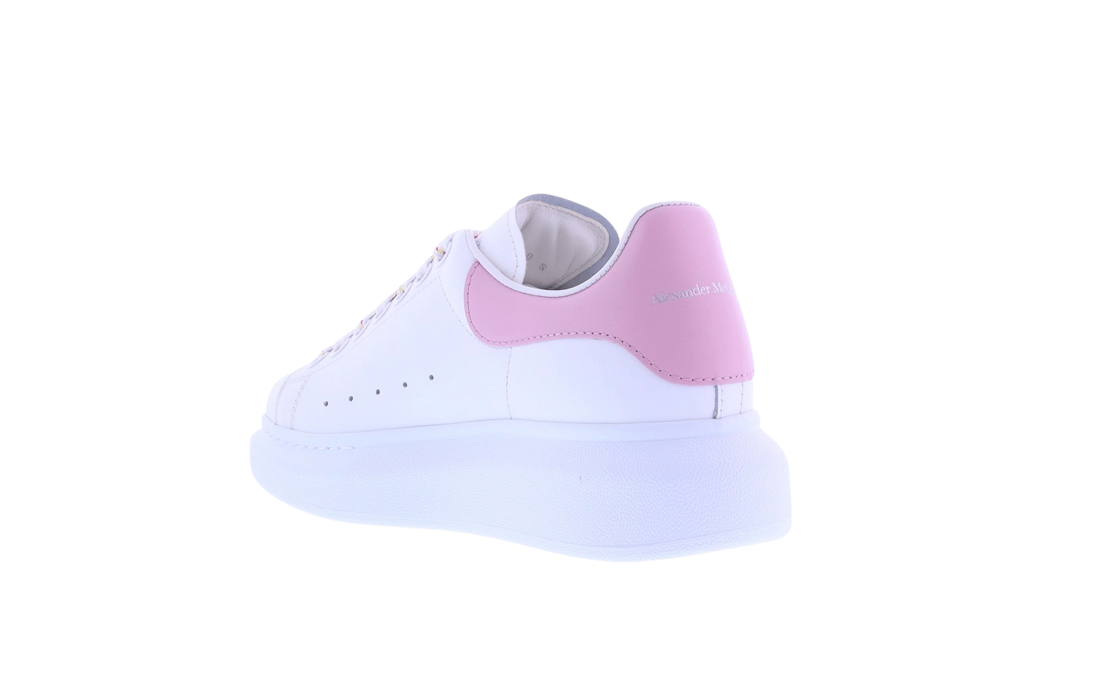 Dames Oversized Sneaker wit/roze