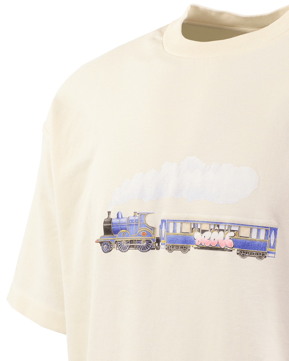 Heren Le T-Shirt Locomotive Wit