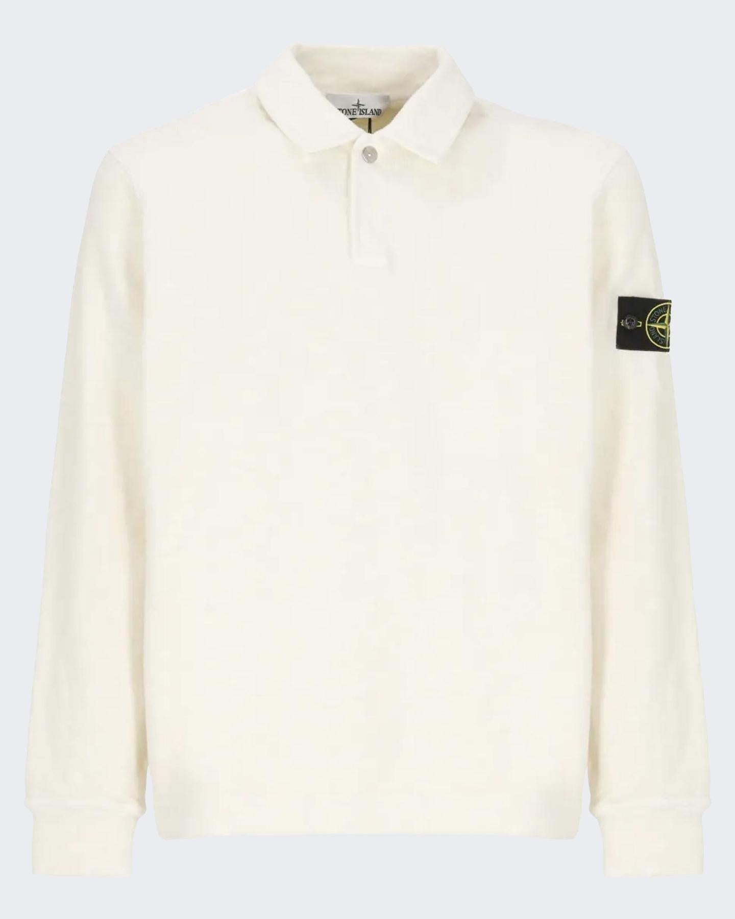 Heren Vanishe Polo Sweater Wit