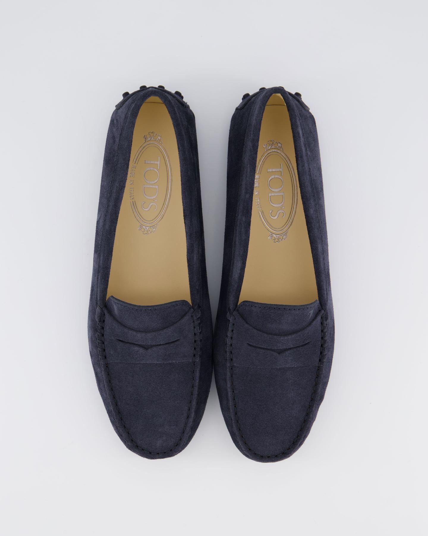 Dames Gommini Mocassin Blauw