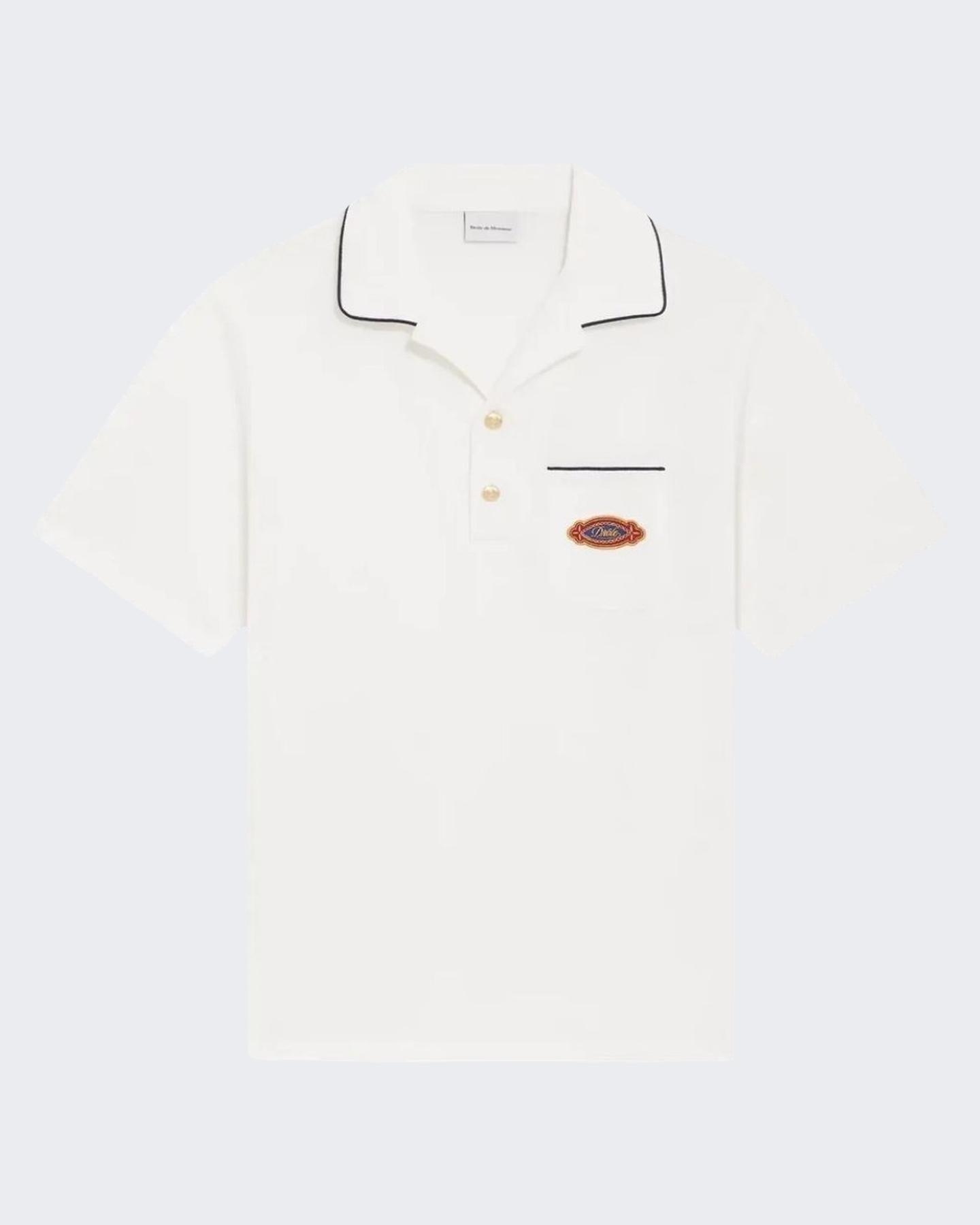 Heren Polo Drôle Patch