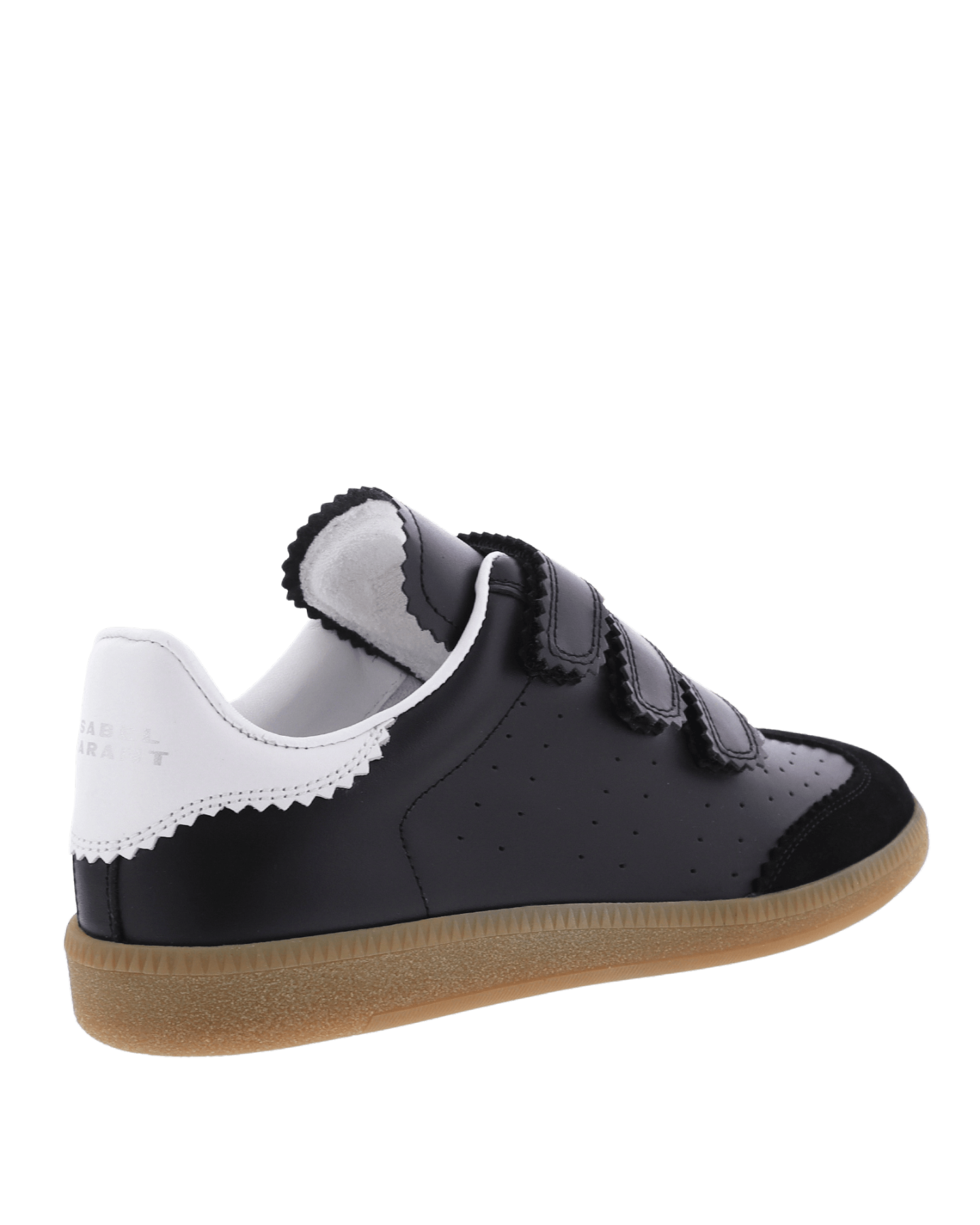 Dames Beth leren sneakers Zwart