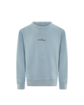 Stone Island Kids Compasslogo Sweater Blau — huidige kleur