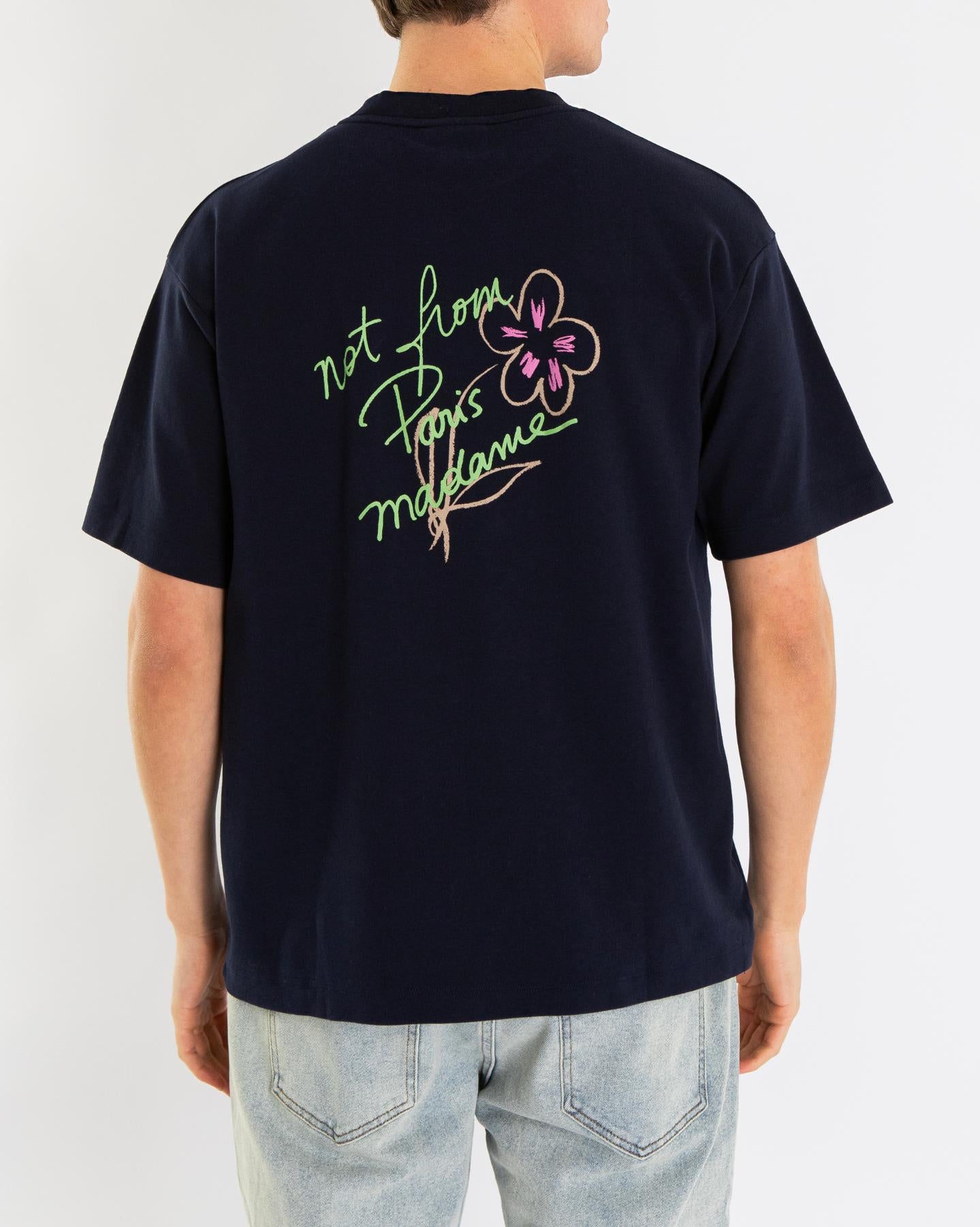 Heren Le T-Shirt Slogan Esquisse