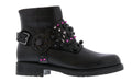 Albano Dames Harness Bi-Color Stud enkellaarsjes