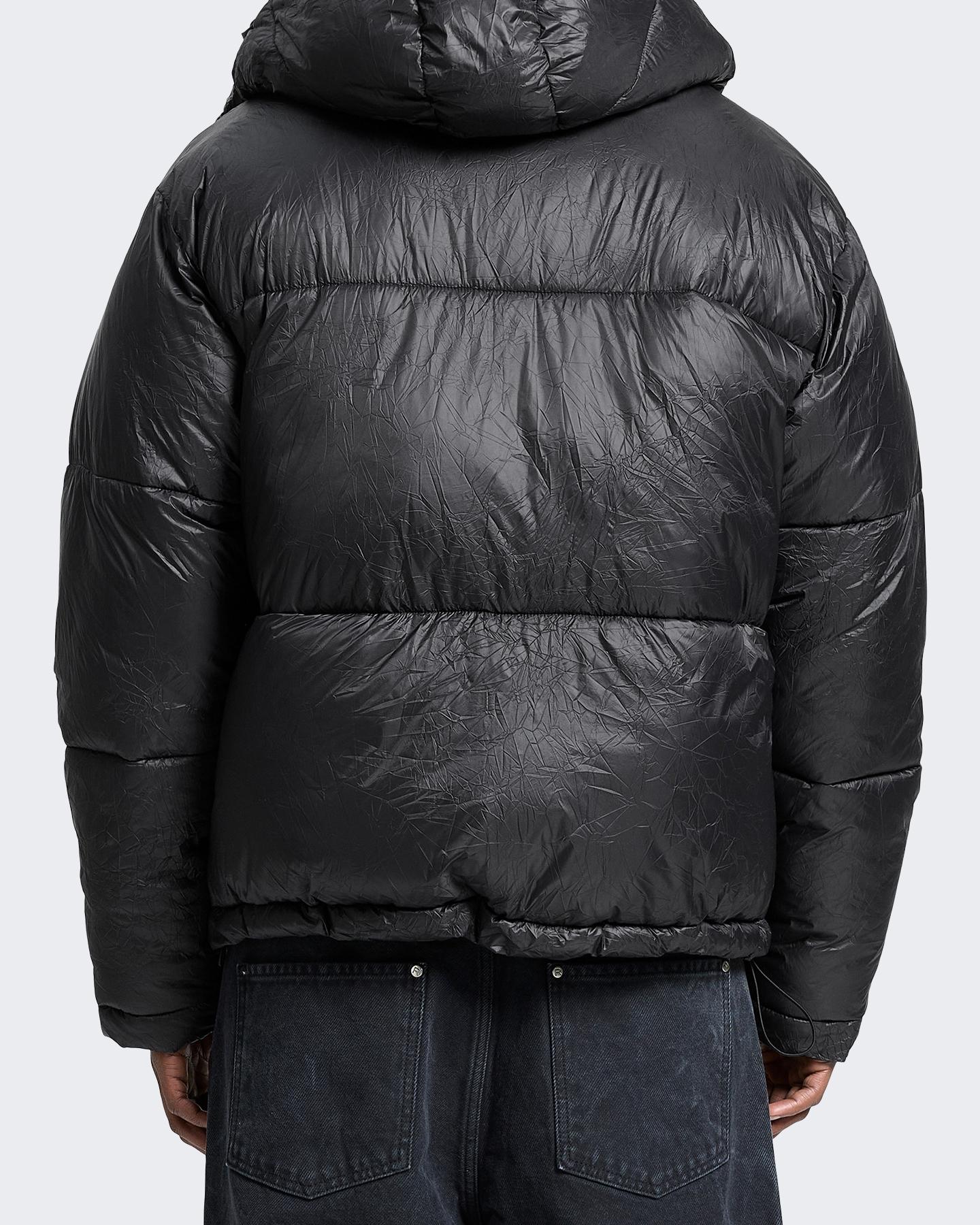 Heren Wrinkled Puffer Jacket