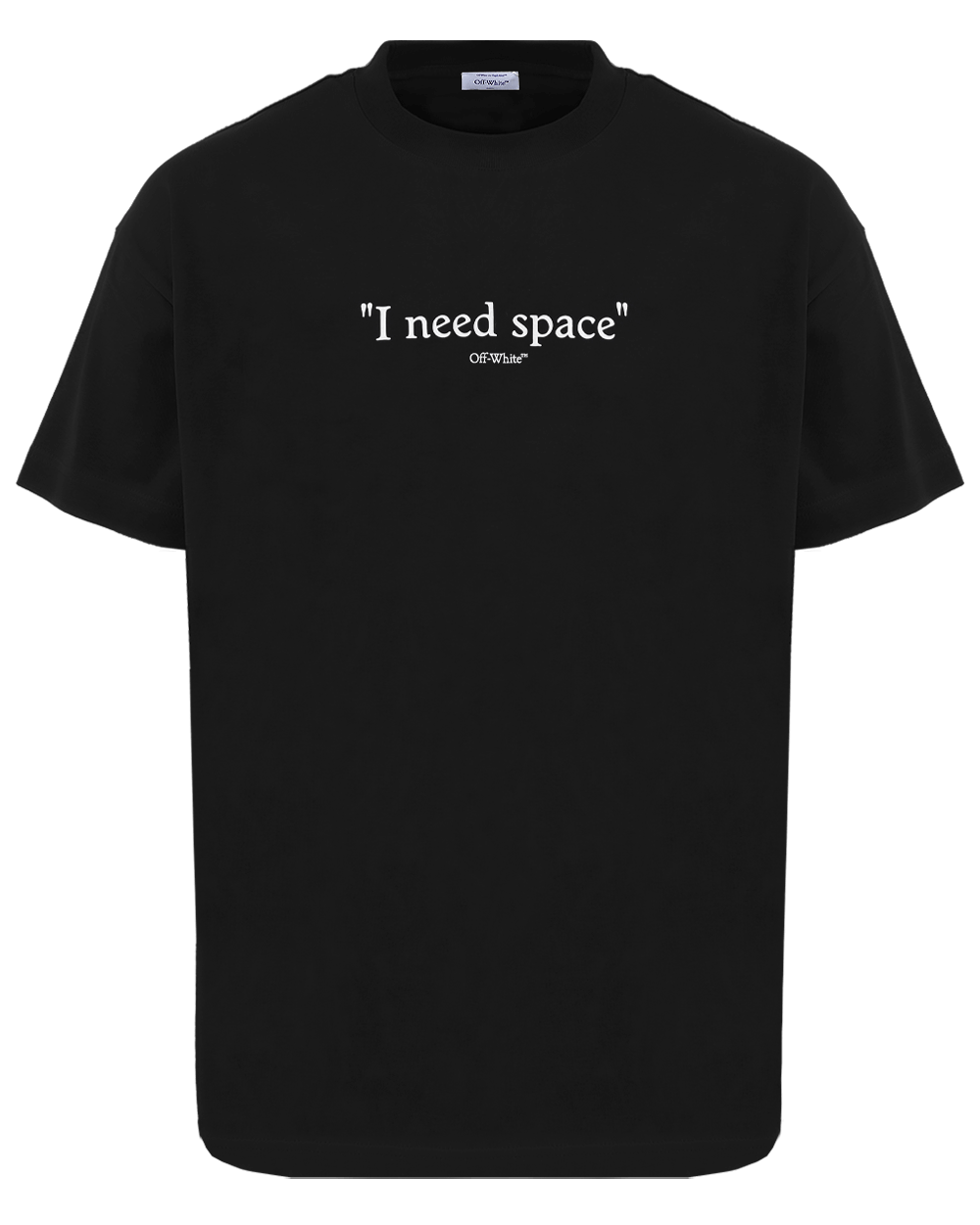 Heren Give Me Space T-Shirt Zwart