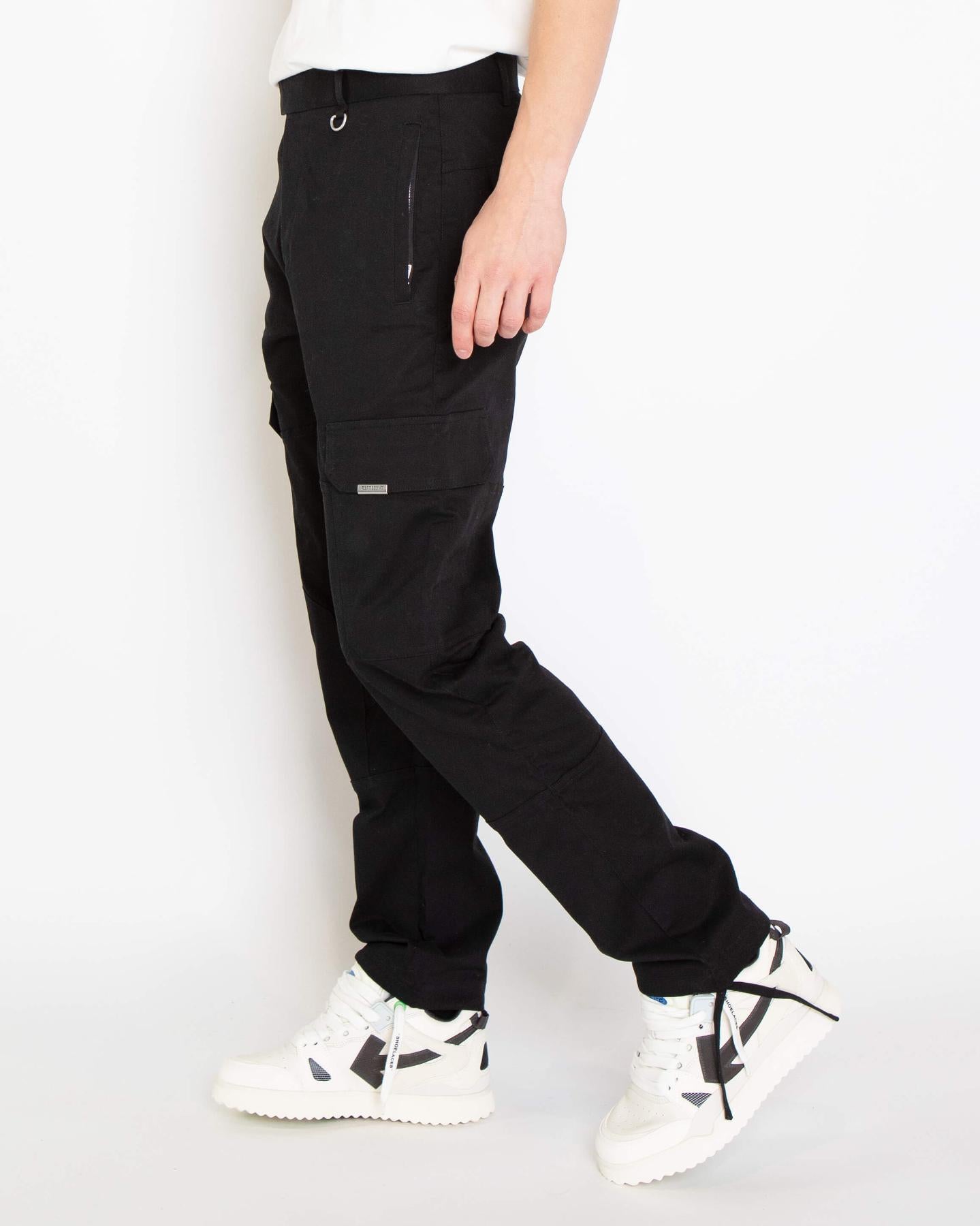 Heren Cargo Pant Zwart