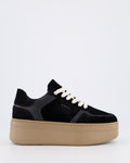 Damen-Plateau-Sneaker Bayou, Schwarz — huidige kleur