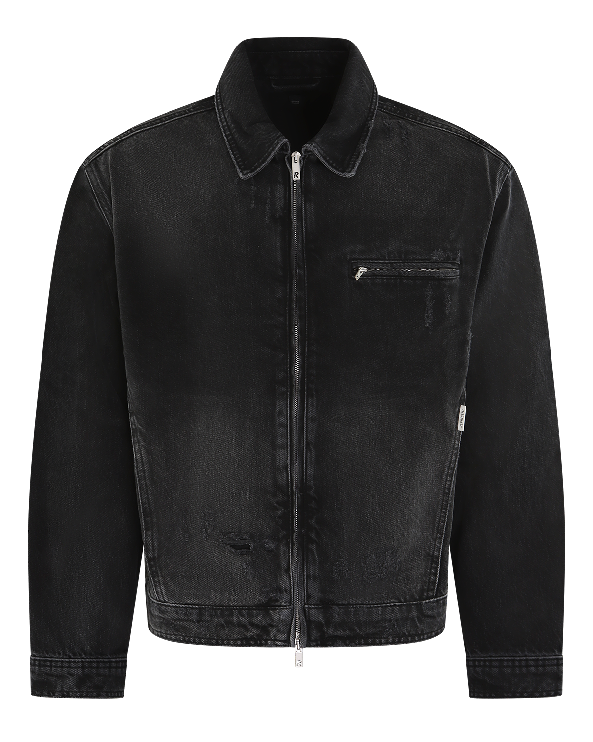 Heren Collared Denim Jacket