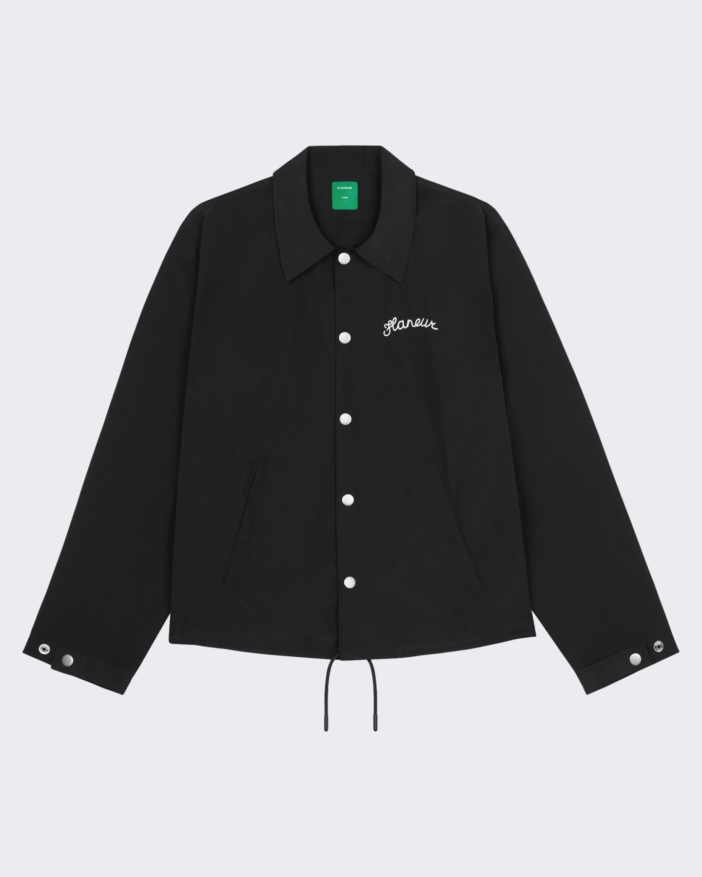 Heren Signature Coach Jacket Zwart