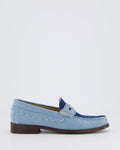 Toral Damen Coin Loafer Blau/Jeans