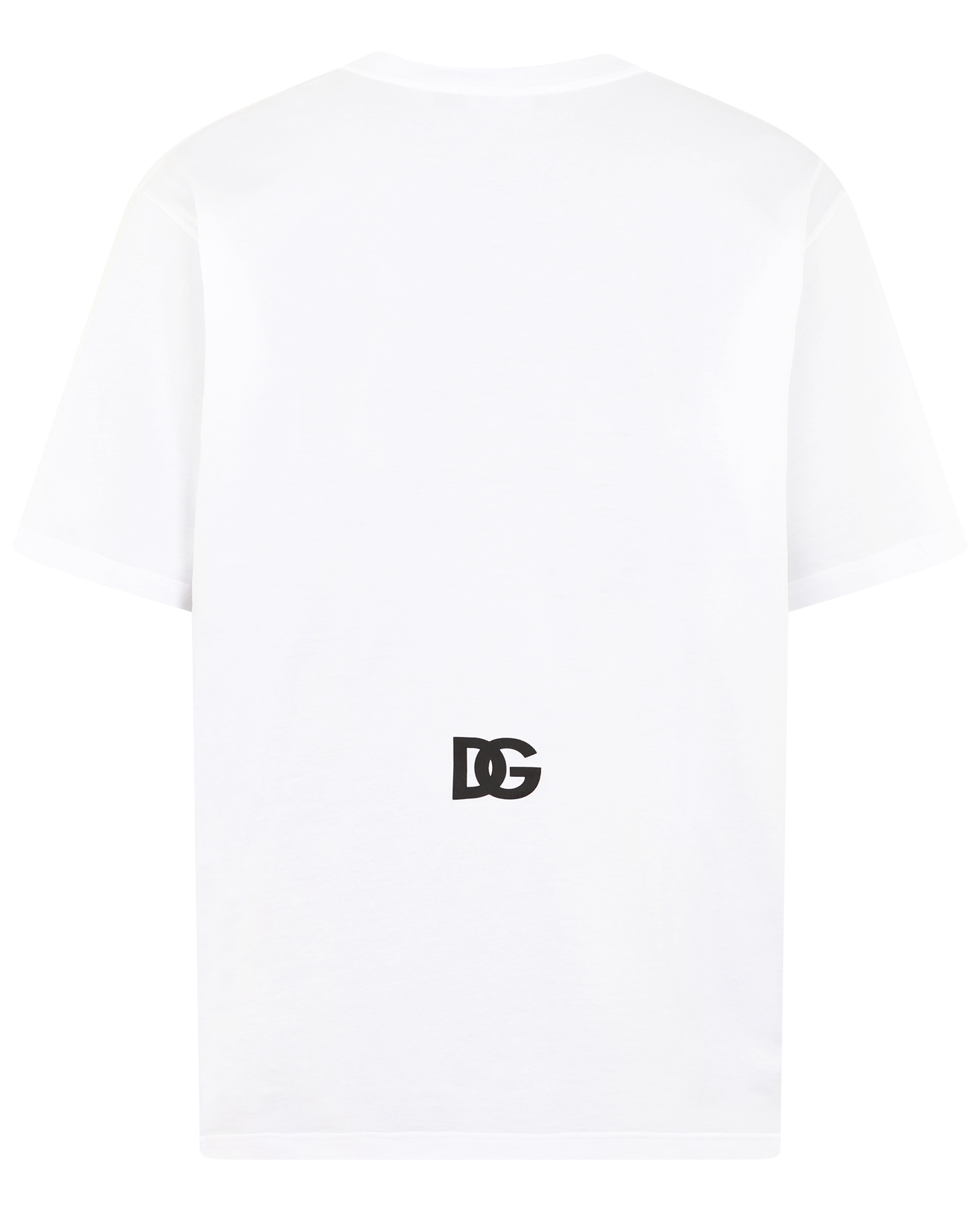 Heren DG logo print T-Shirt Wit