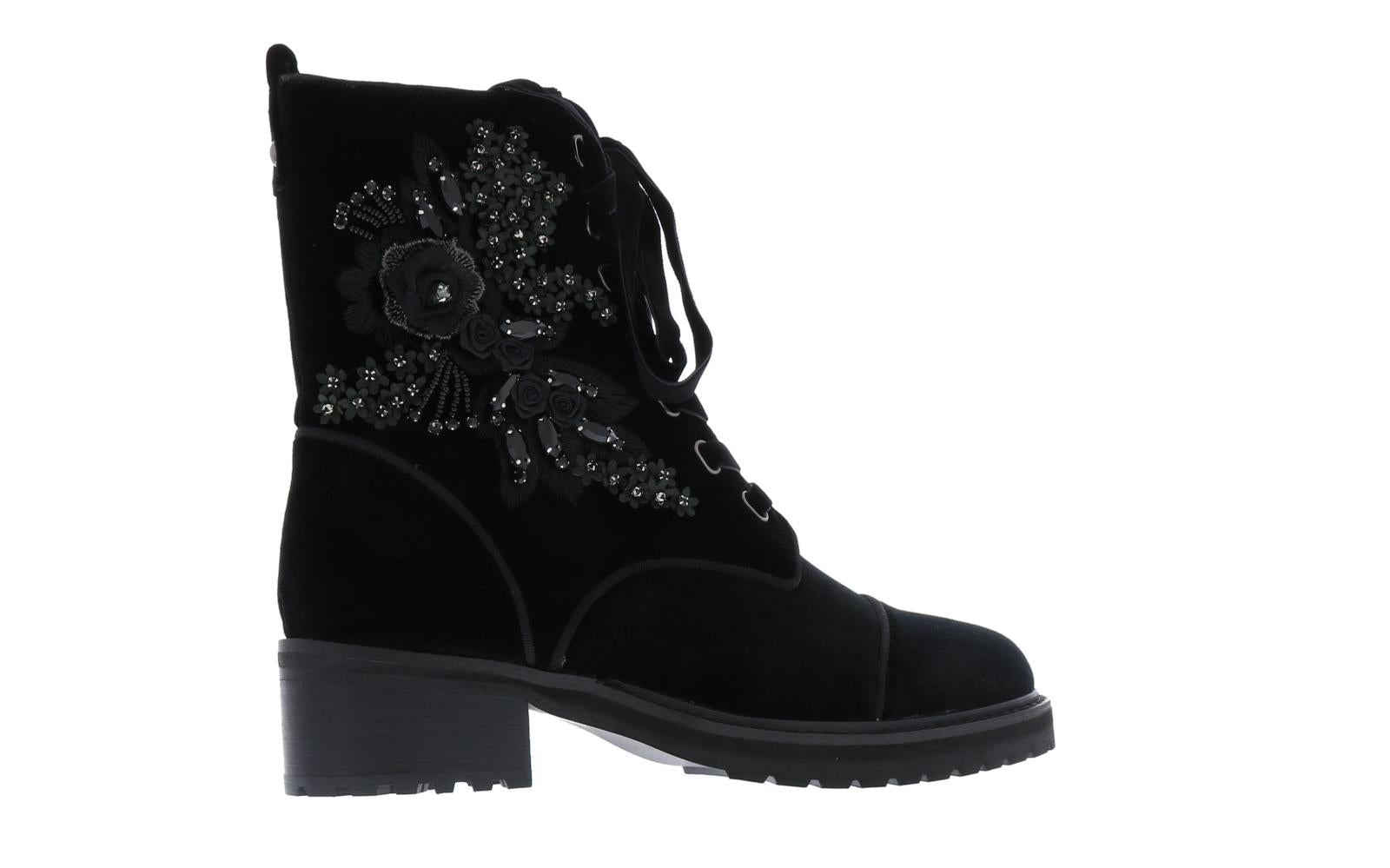 Dames Strass Velvet