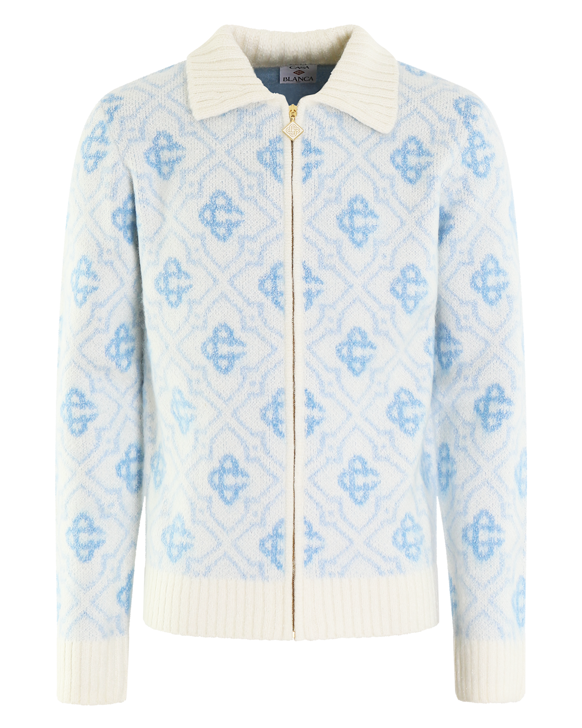 Heren Monogram Zip UP