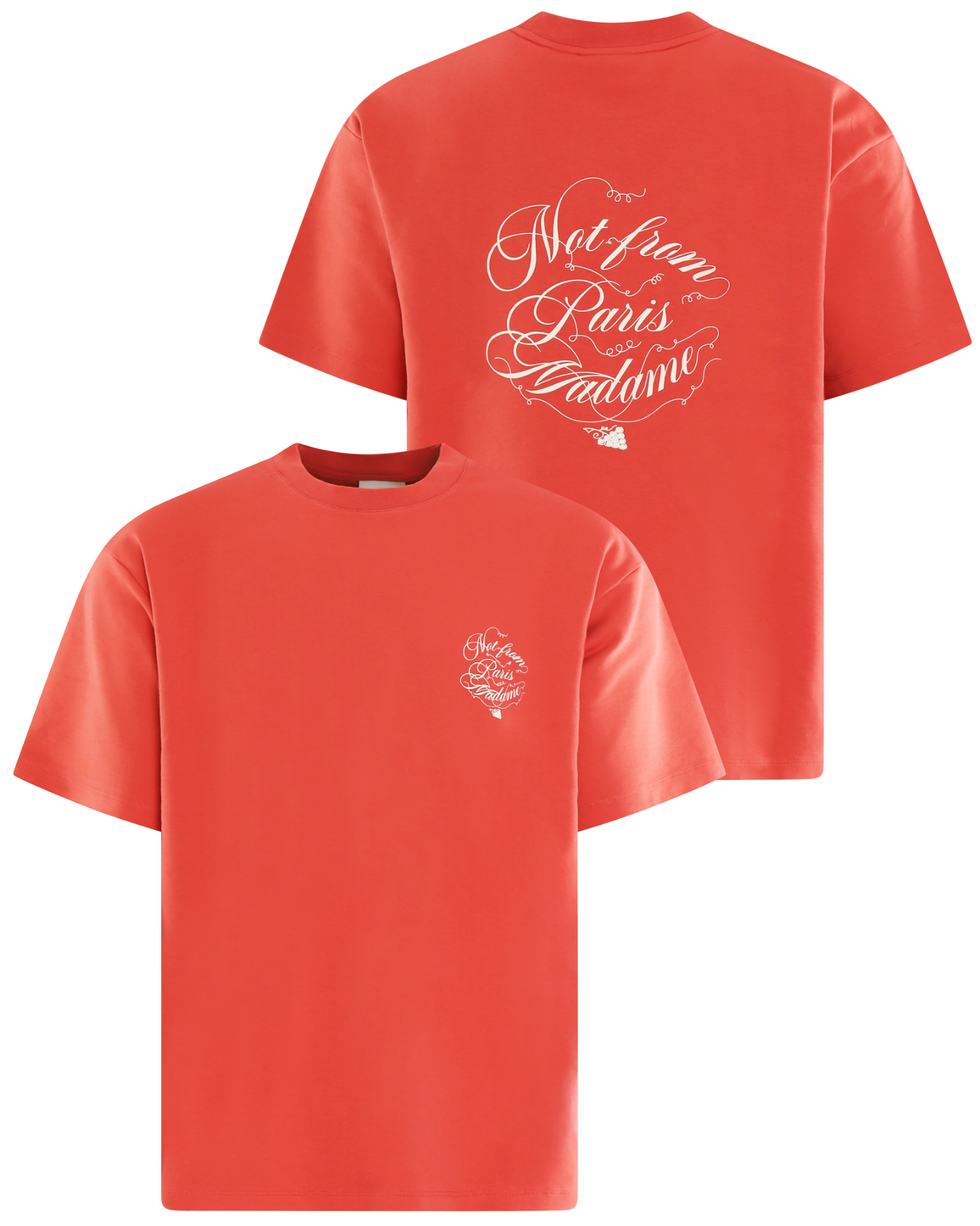 Heren Le T-Shirt Slogan Vignes