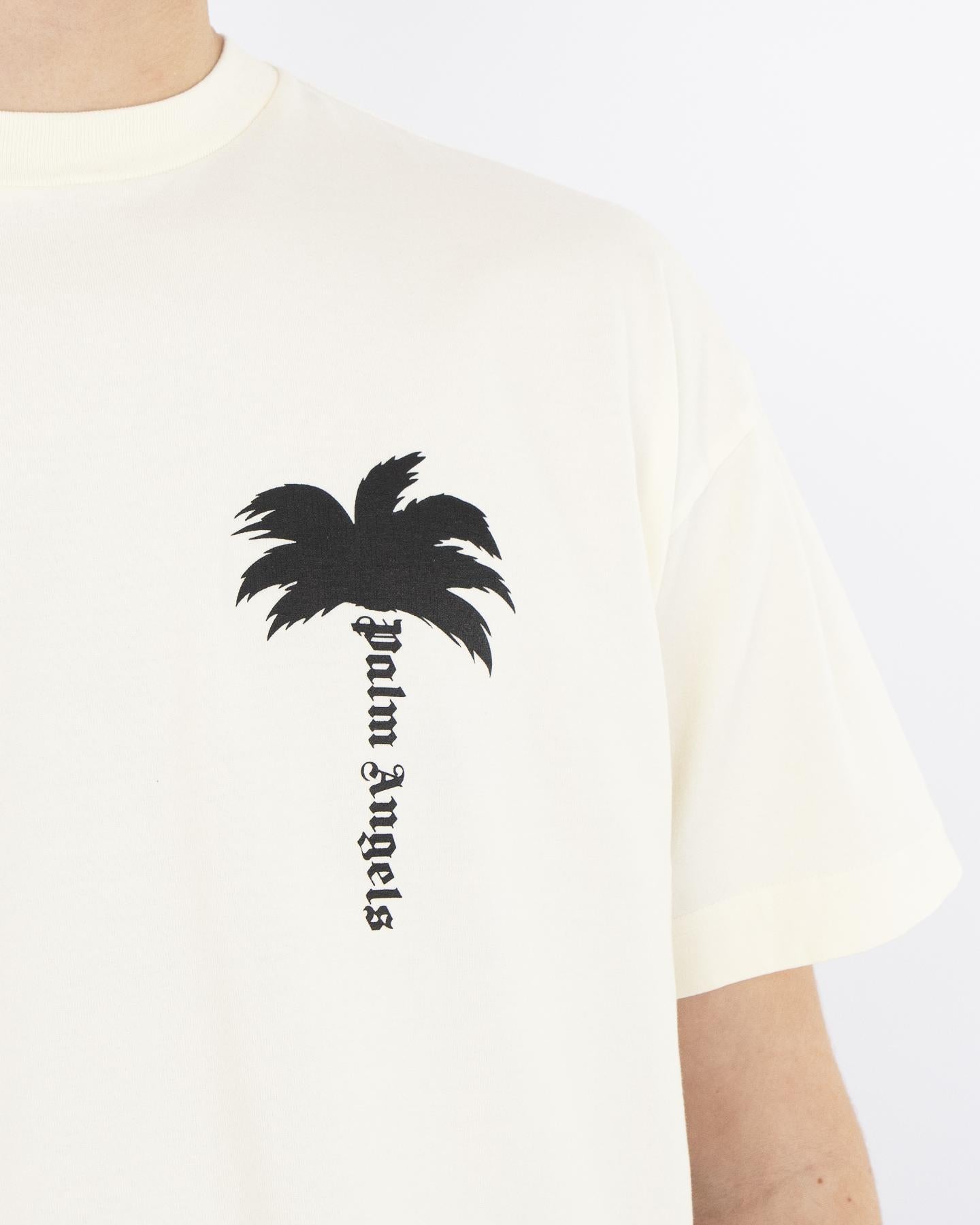 Heren The Palm T-Shirt Wit
