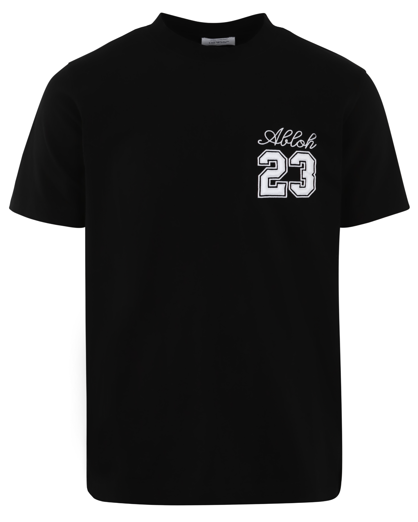 Heren Abloh 23 Logo T-Shirt Zwart