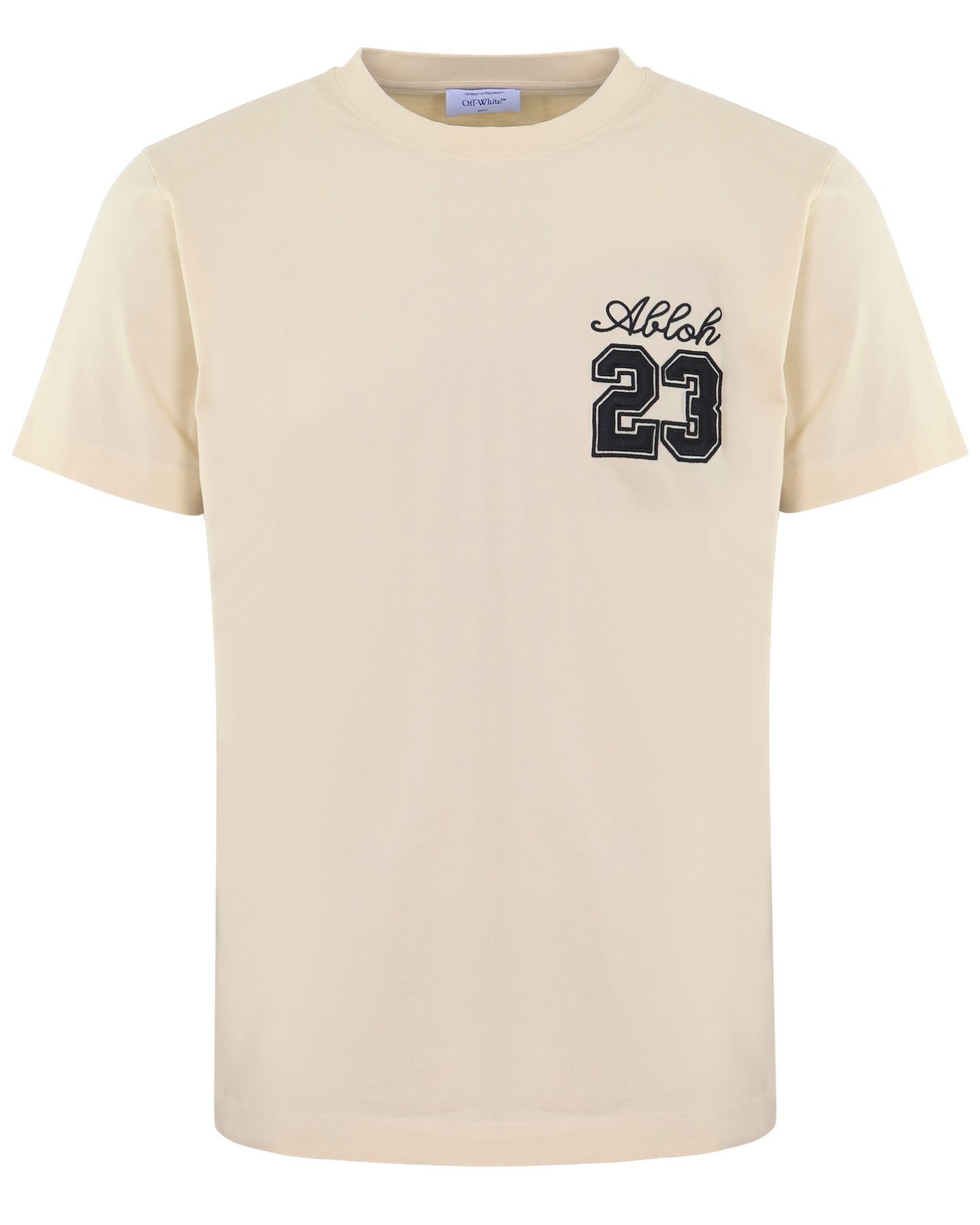 Heren Abloh 23 Logo T-Shirt Beige