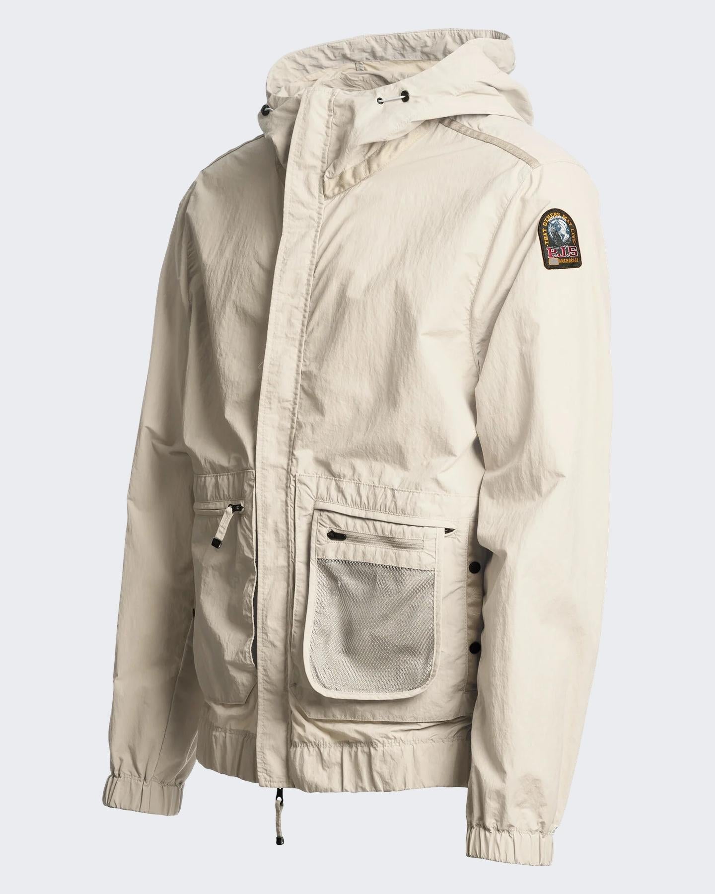 Heren Rube Hooded Jacket Beige