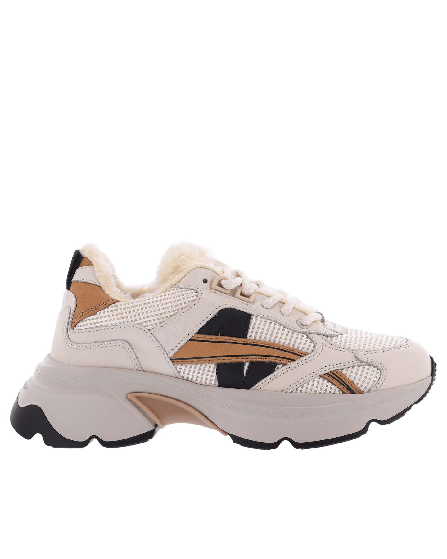 Dames Ross Nomad Fur Sneaker Beige
