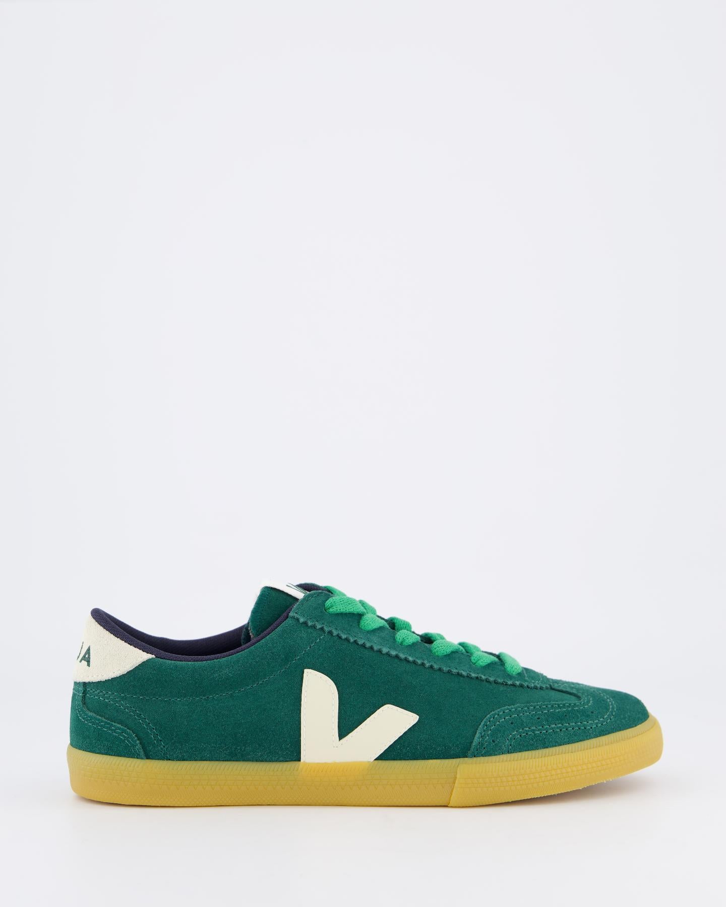 Dames Volley Suede Sneaker Groen