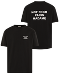 Drole De Monsieur Herren Bold Slogan T-Shirt Schwarz