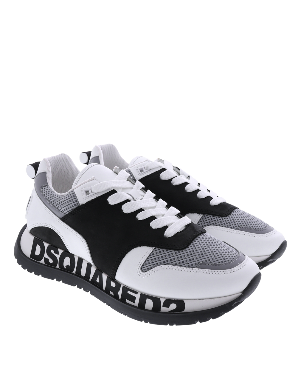 Heren Running Sneakers Wit/Zwart