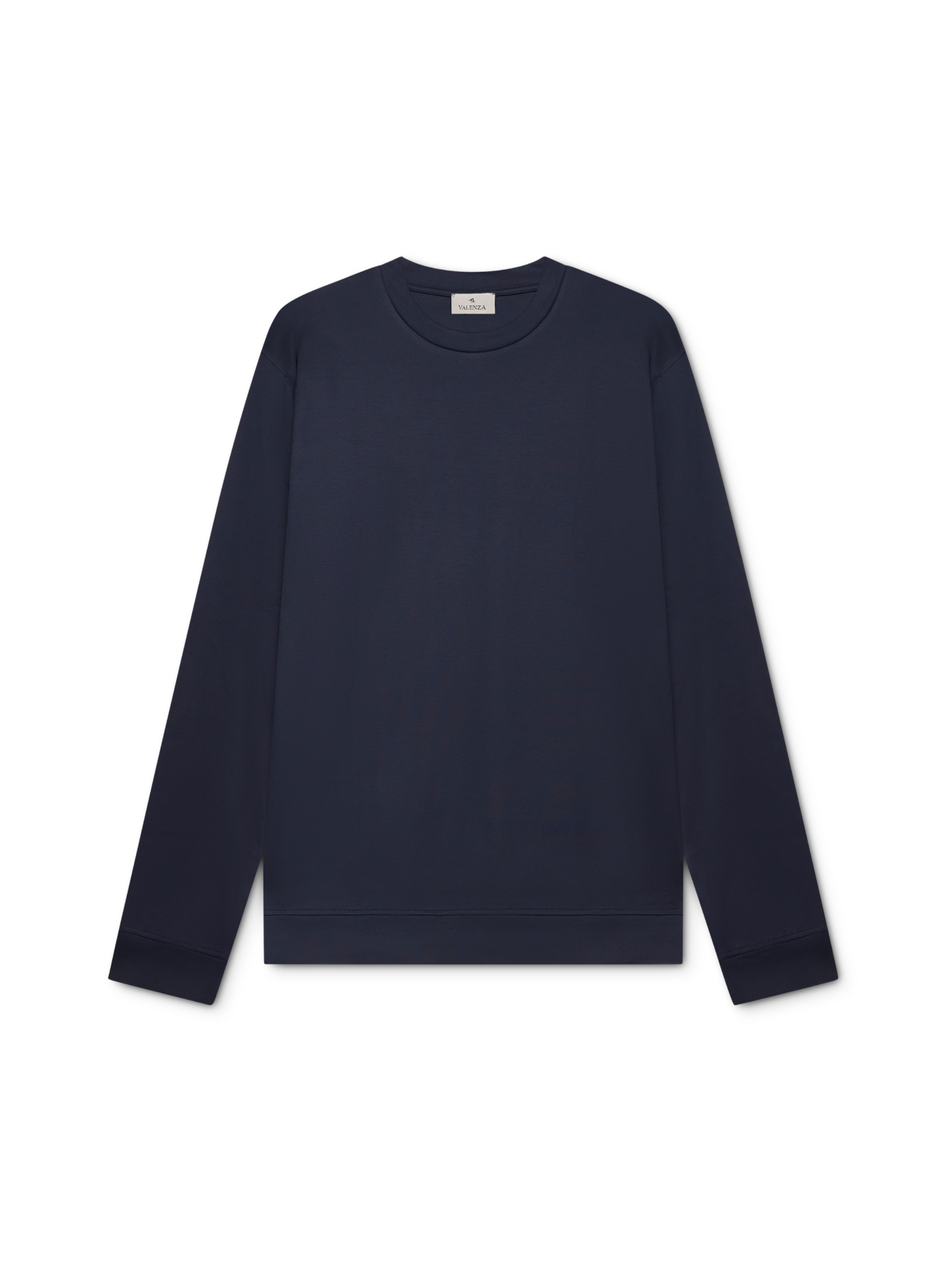 Heren Heavy Supima Sweater Blauw
