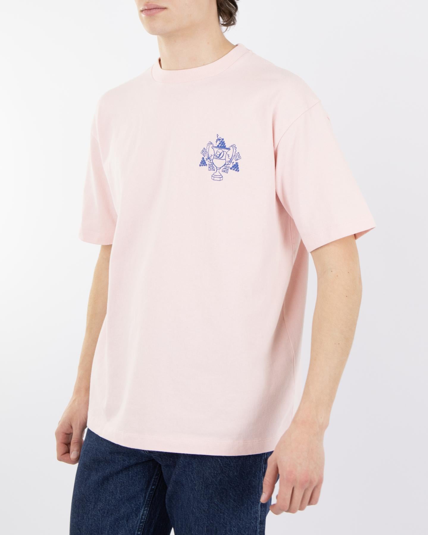 Heren Blason T-Shirt Roze