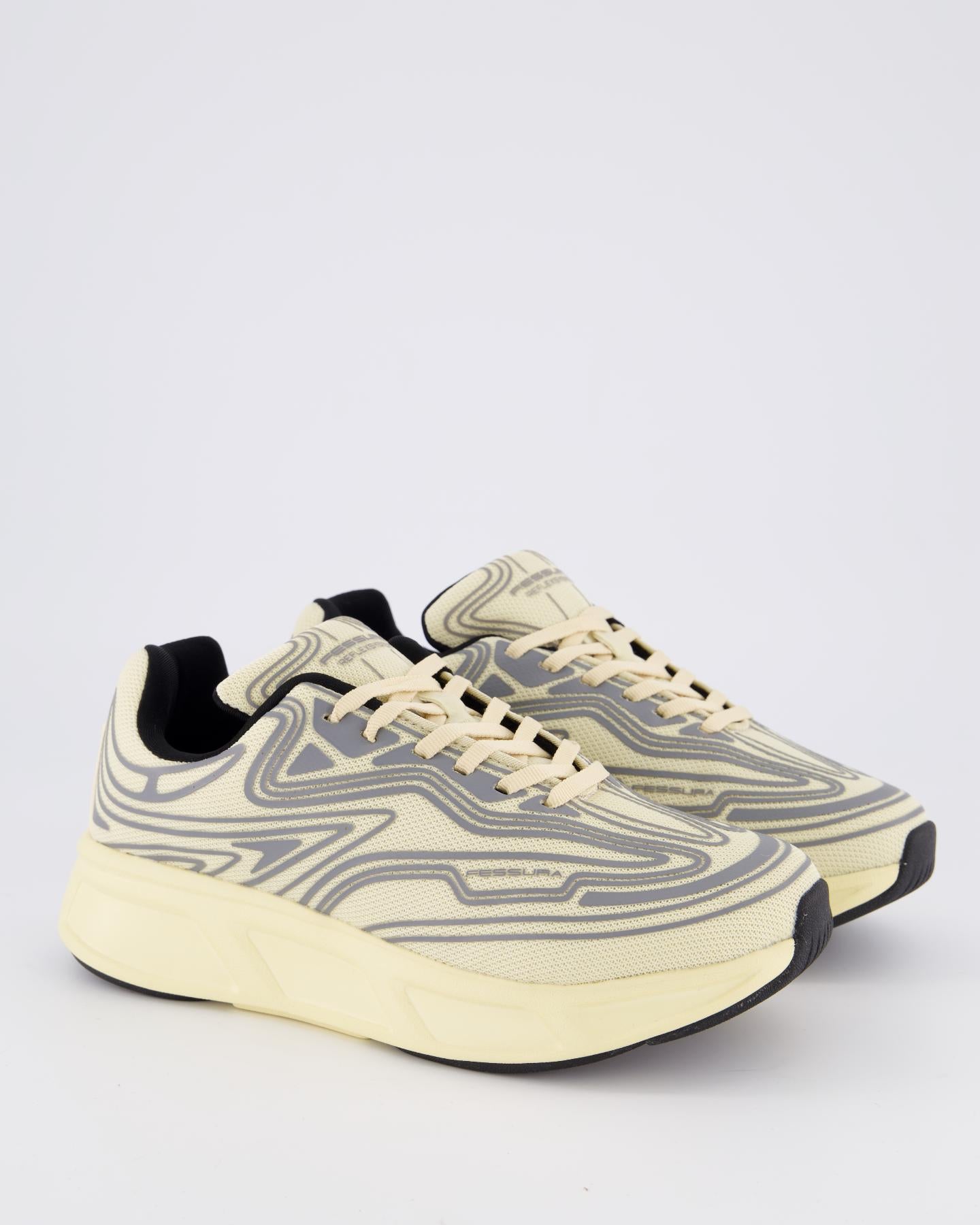 Dames Runflex Sneaker Beige/Grijs