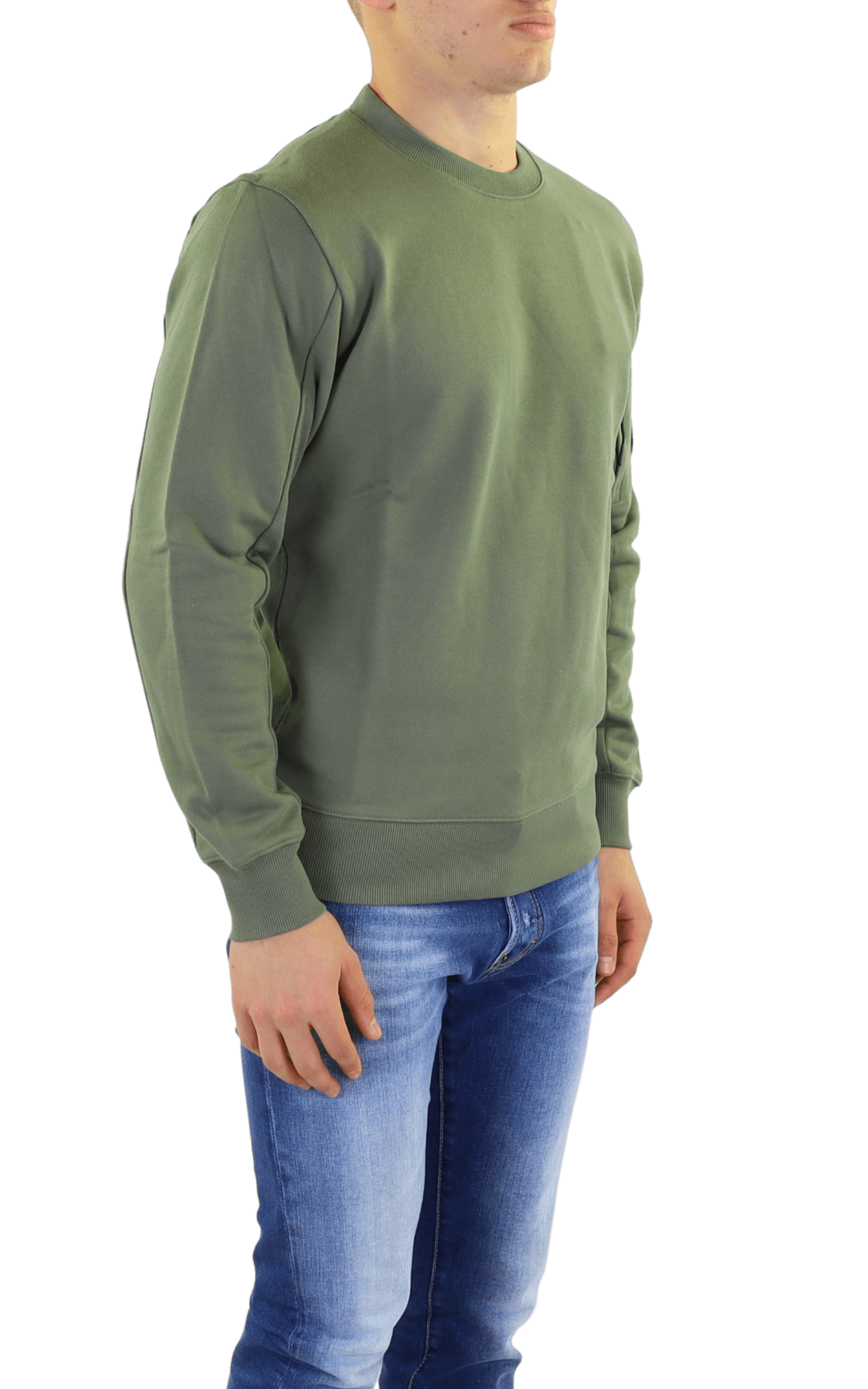 Heren Light Fleece Sweatshirt Groen