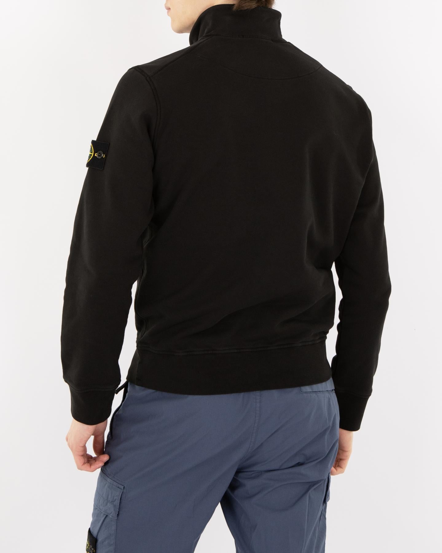 Heren Half-Zip Sweater Zwart