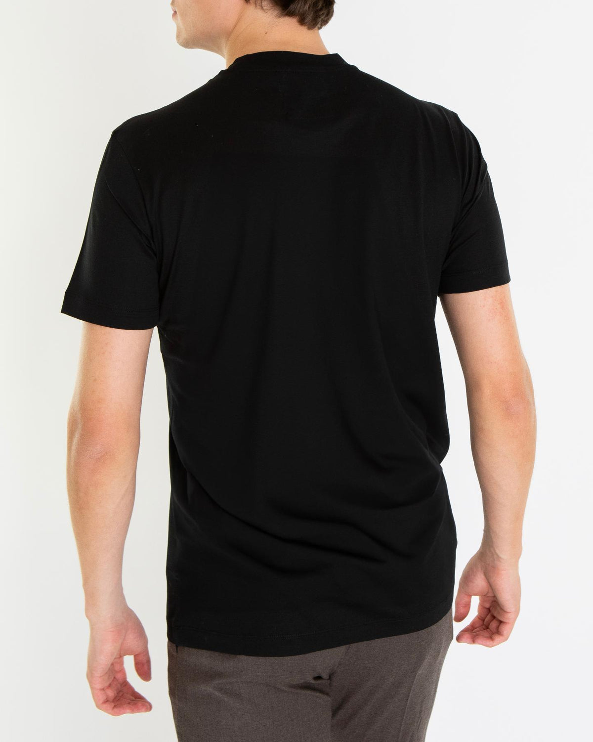 Emporio Armani Heren Logo T-Shirt Zwart