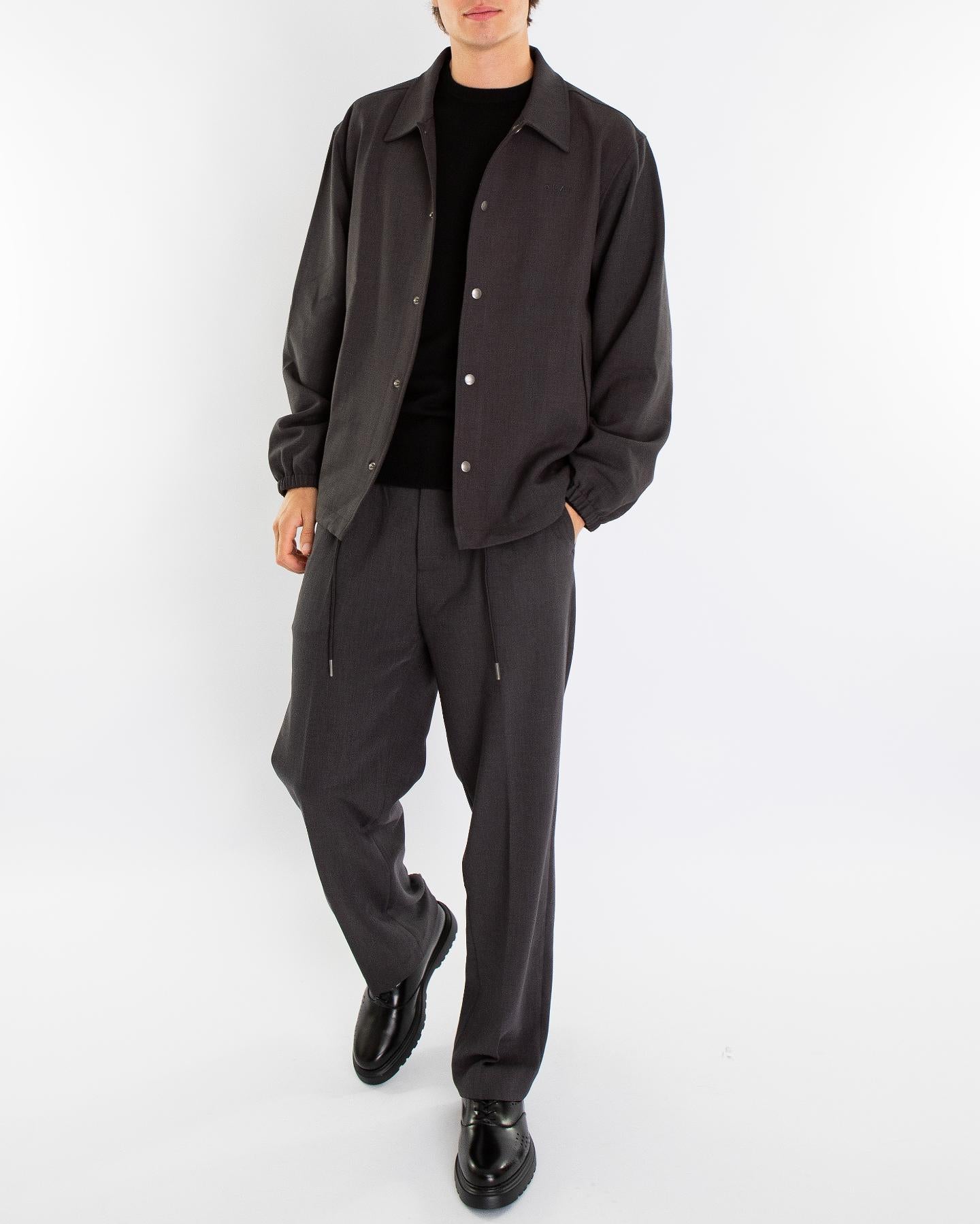 Heren Wool Pleated Pant