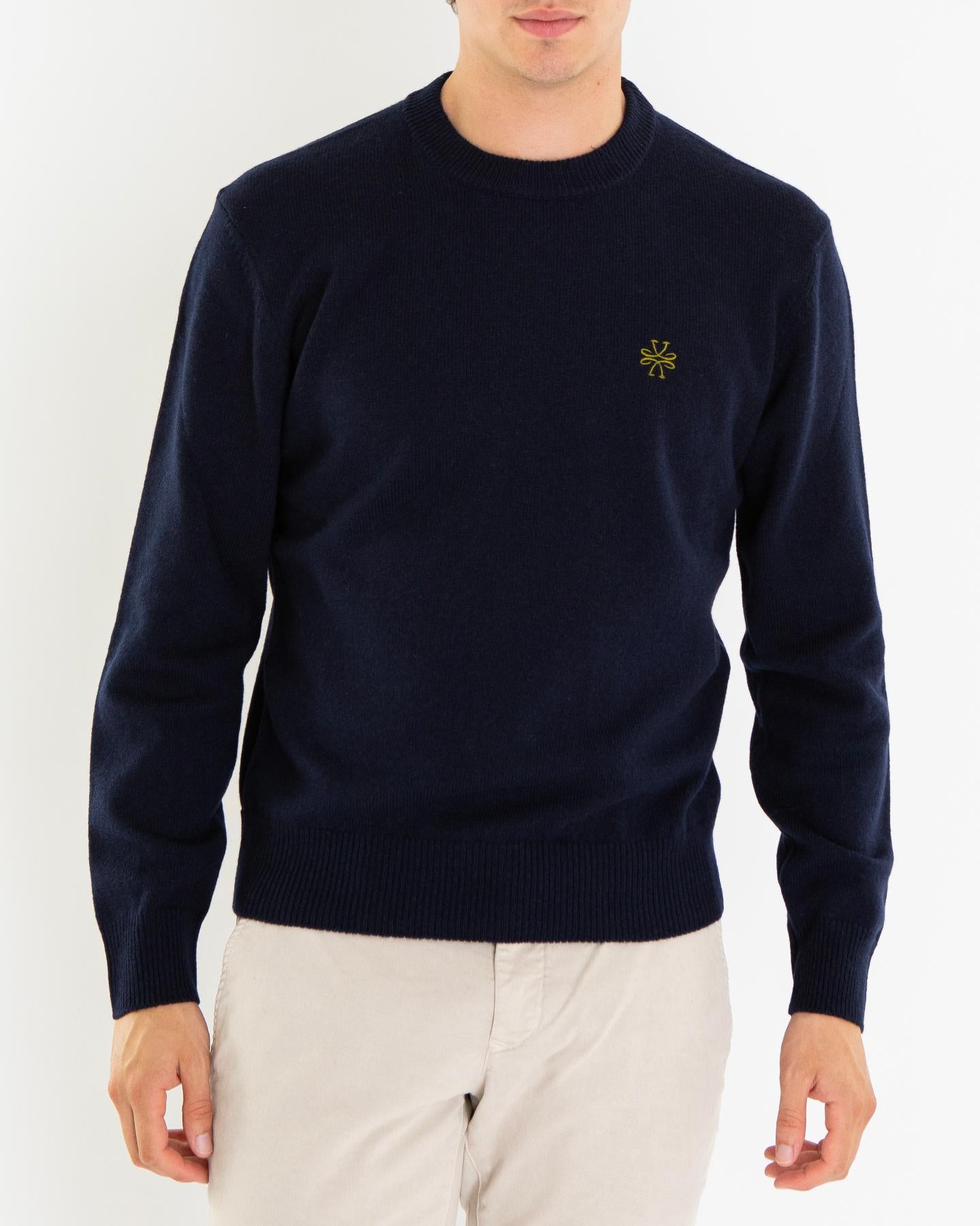 Heren Girocollo Lana Cashmere
