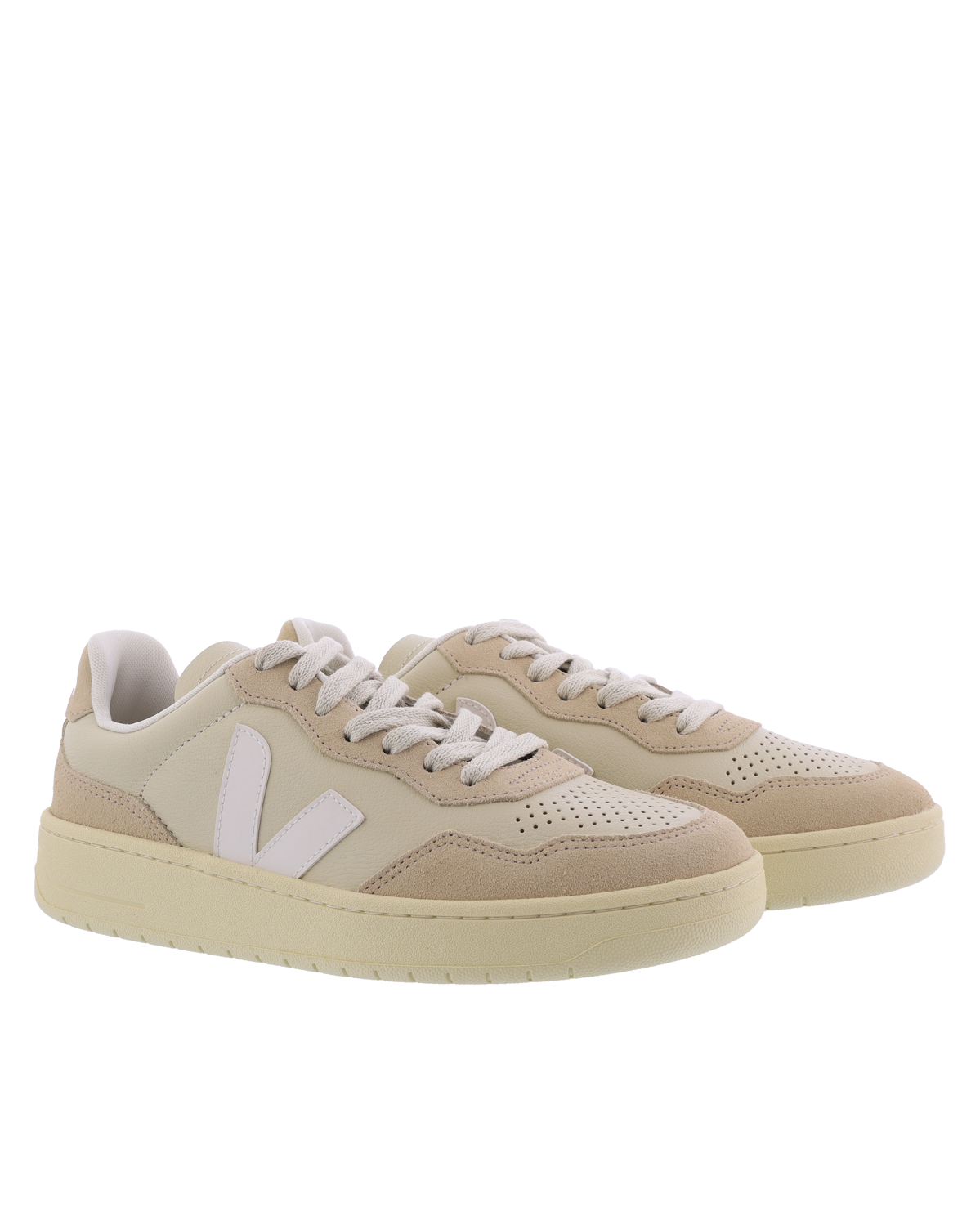 Dames V90 Sneaker Leer Beige