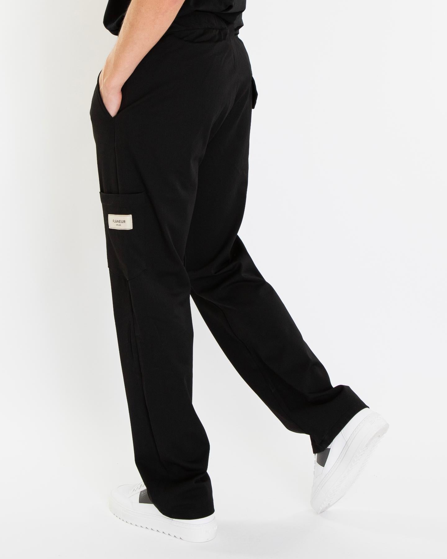Heren Atelier Tailored Trouser Zwart