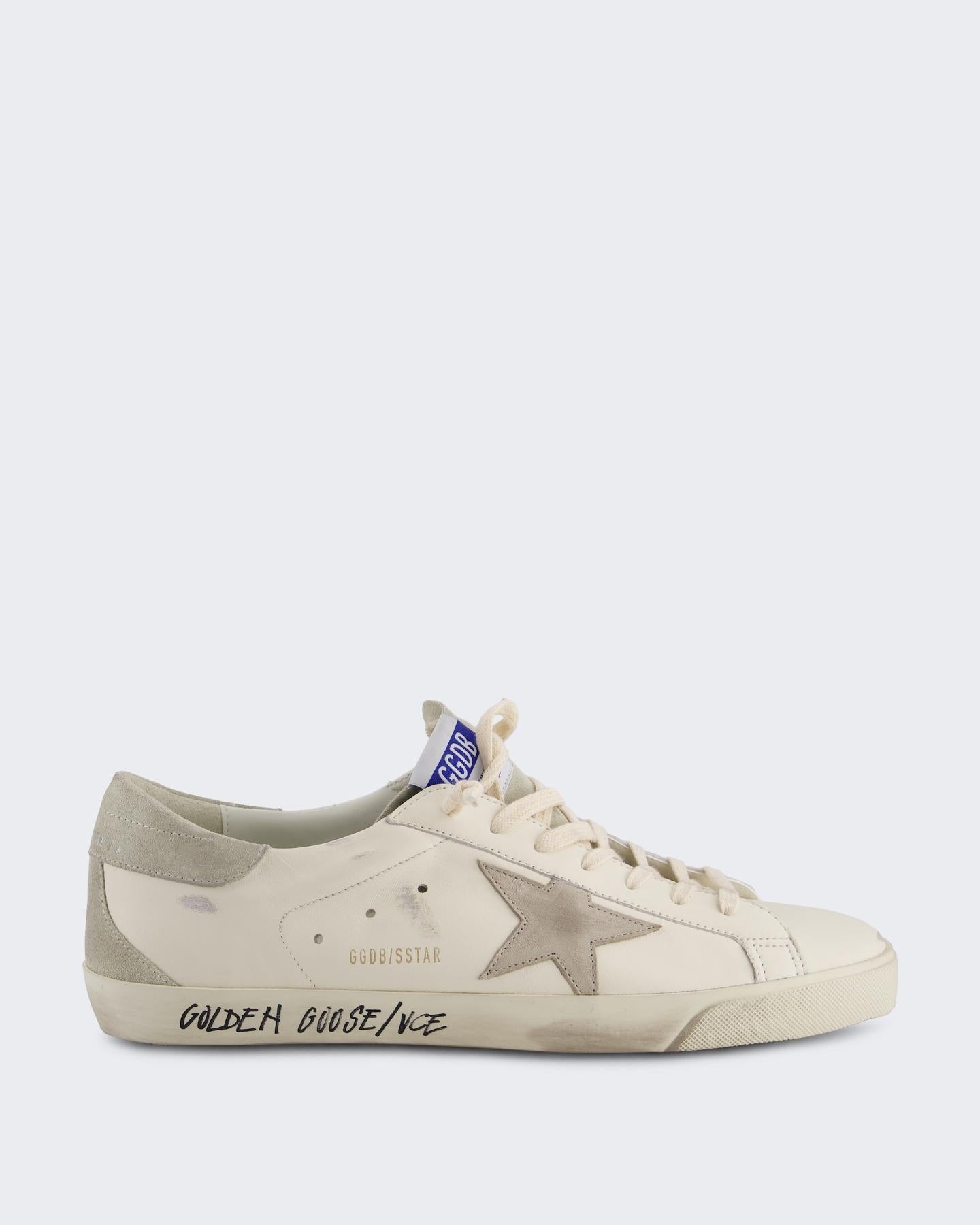 Heren Super-Star Sneaker Wit/Grijs