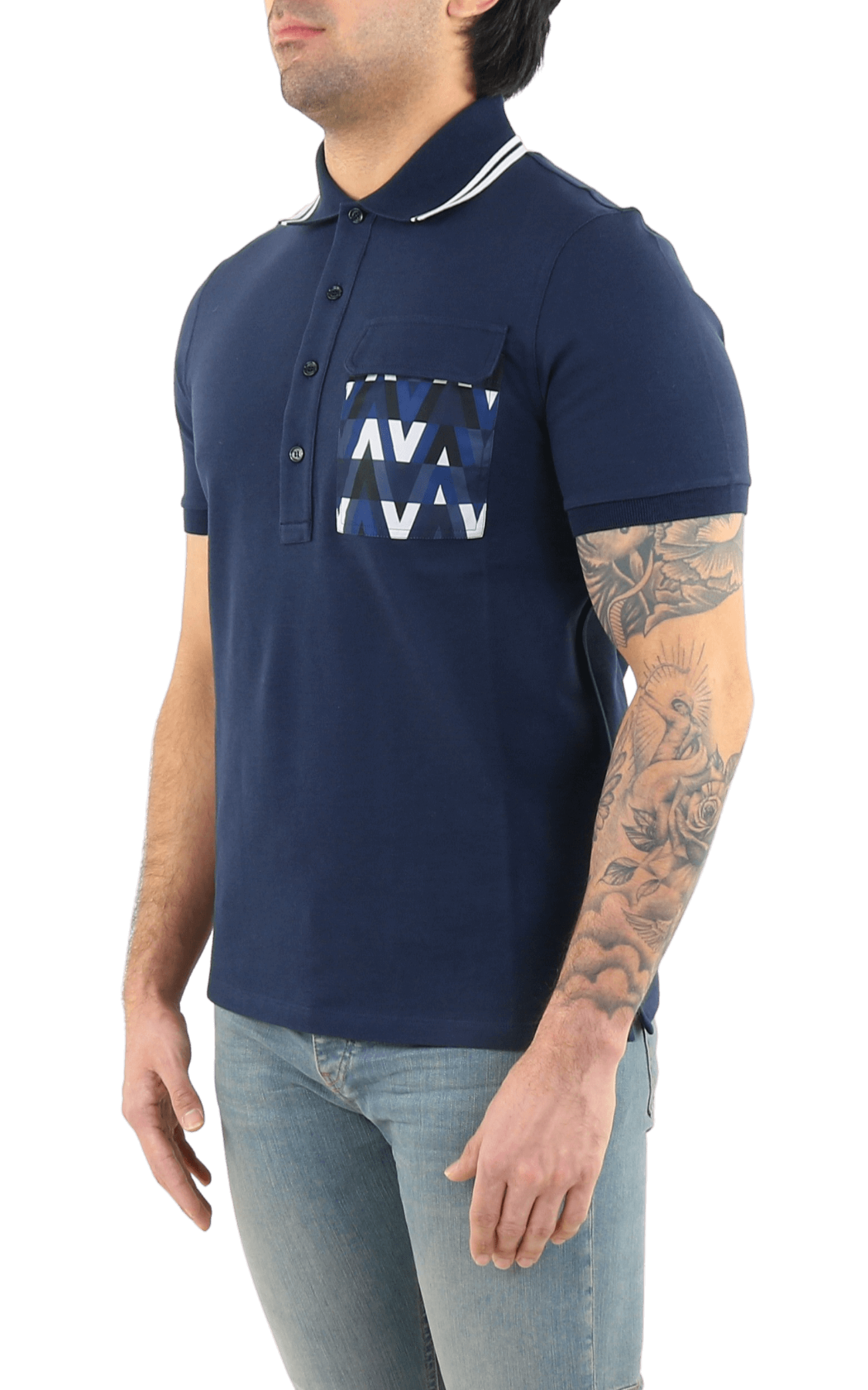 Heren Polo Jersey, Regular, Tasca Ny