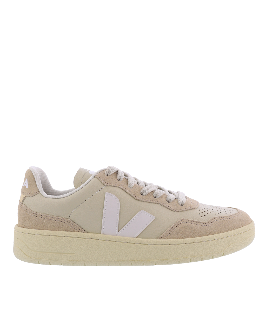 Dames V90 Sneaker Leer Beige