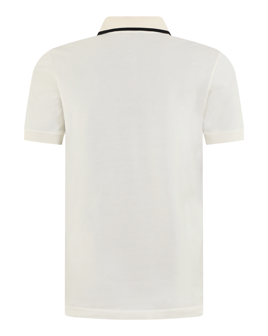 Heren D&G Logo Poloshirt Wit/Zwart
